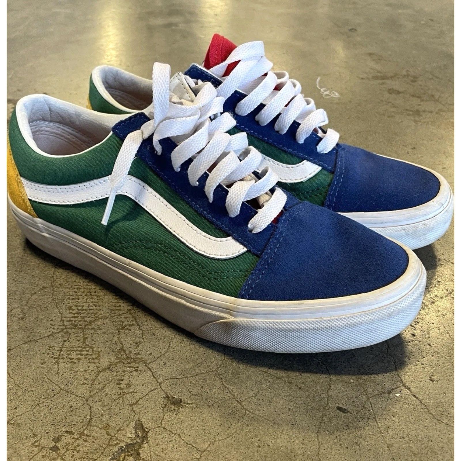 Vans Vans Old Skool Womens Size 7 Multicolor Colorblock Sneaker Size US 7 / IT 37 - 2 Thumbnail