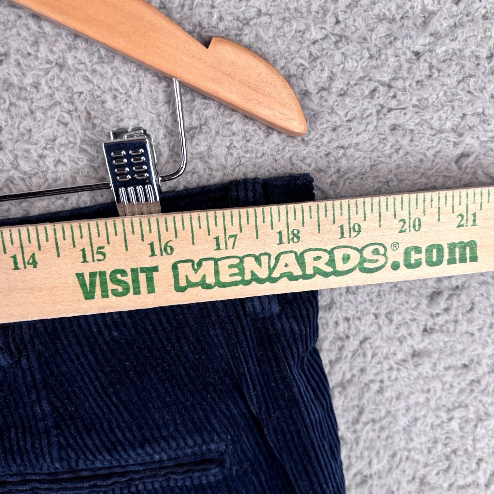 Polo Ralph Lauren VINTAGE Polo Ralph Lauren Preston Corduroy Pant Mens 35x30 Navy Flat Front Size US S / EU 44-46 / 1 - 3 Thumbnail