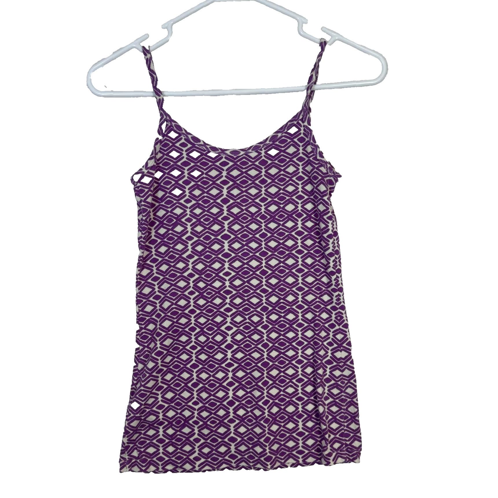 Banana Republic VINTAGE Banana Republic Purple Mini Slip Dress S Sleeveless Scoop Neck W 207 (Note:Vintage rule applied) Size S / US 4 / IT 40 - 2 Thumbnail