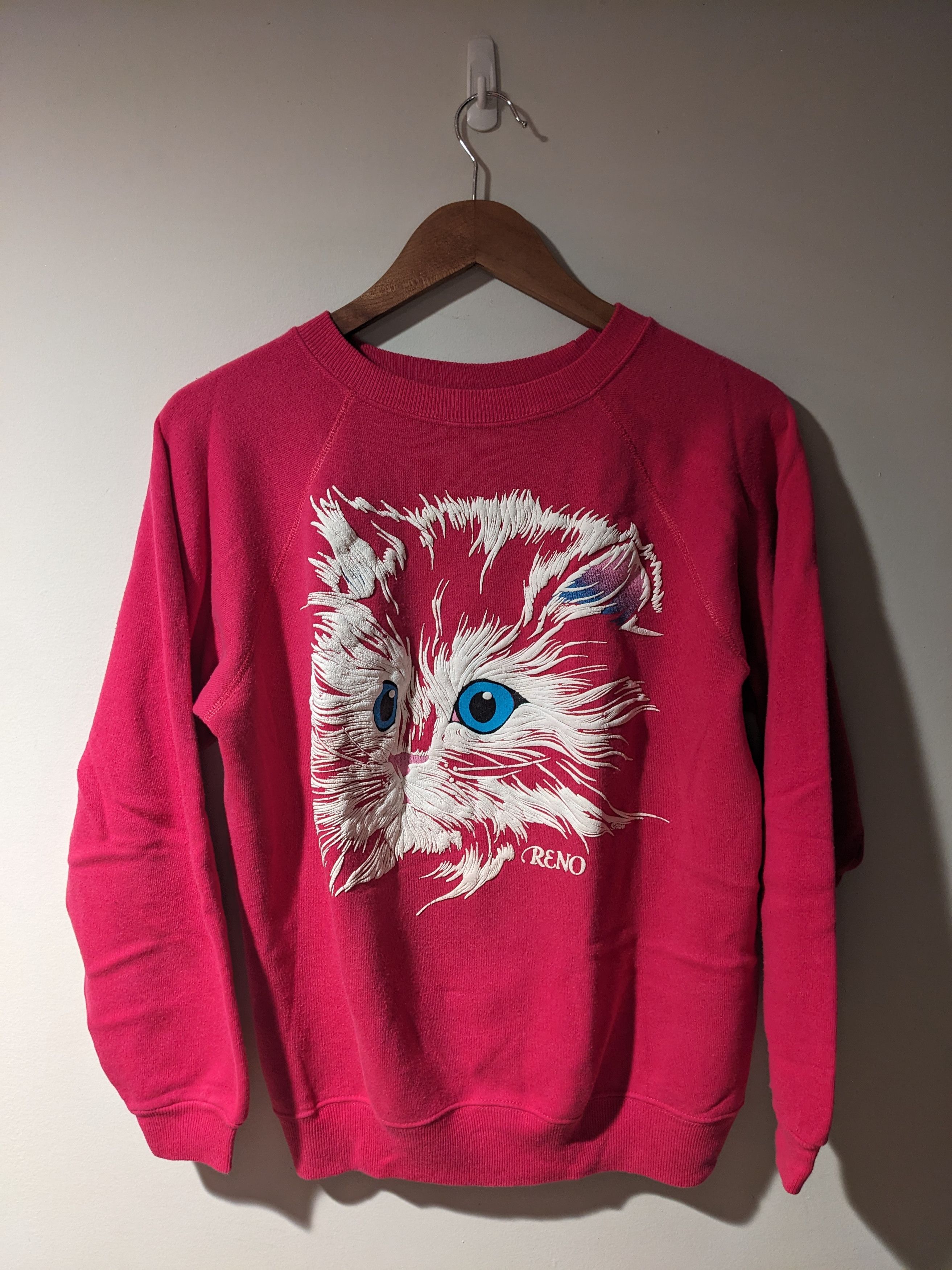 Other Vintage 90s Persian Cat Animal Nature Reno Medium Sweatshirt Size US M / EU 48-50 / 2 - 1 Thumbnail