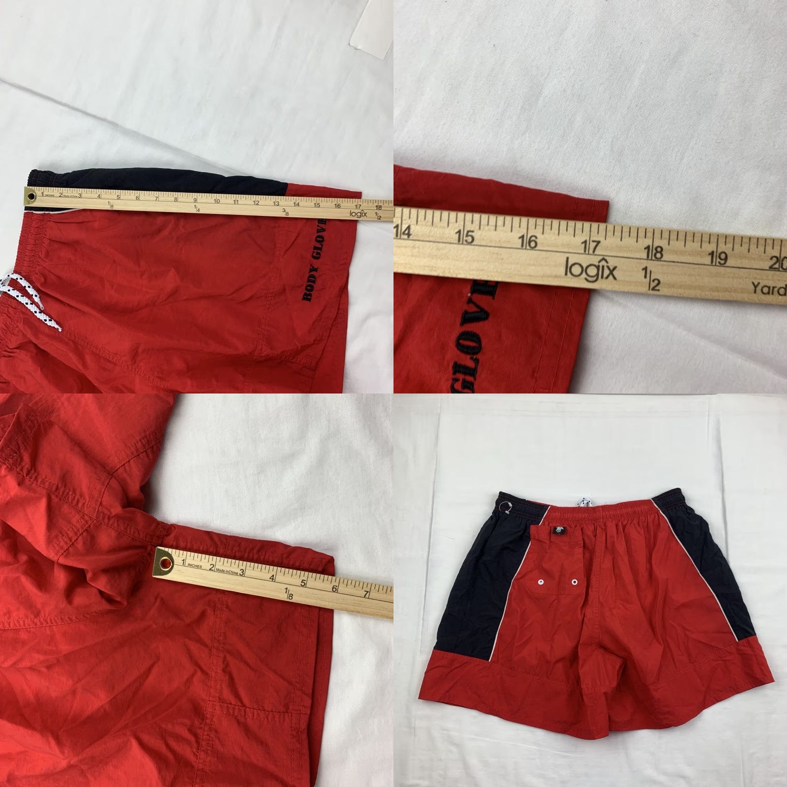 Body Glove VINTAGE Body Glove Swim Trunks Men 2XL Red Trunks Beach Pool 90s USA Swimsuit Shorts Size US 39 - 8 Thumbnail