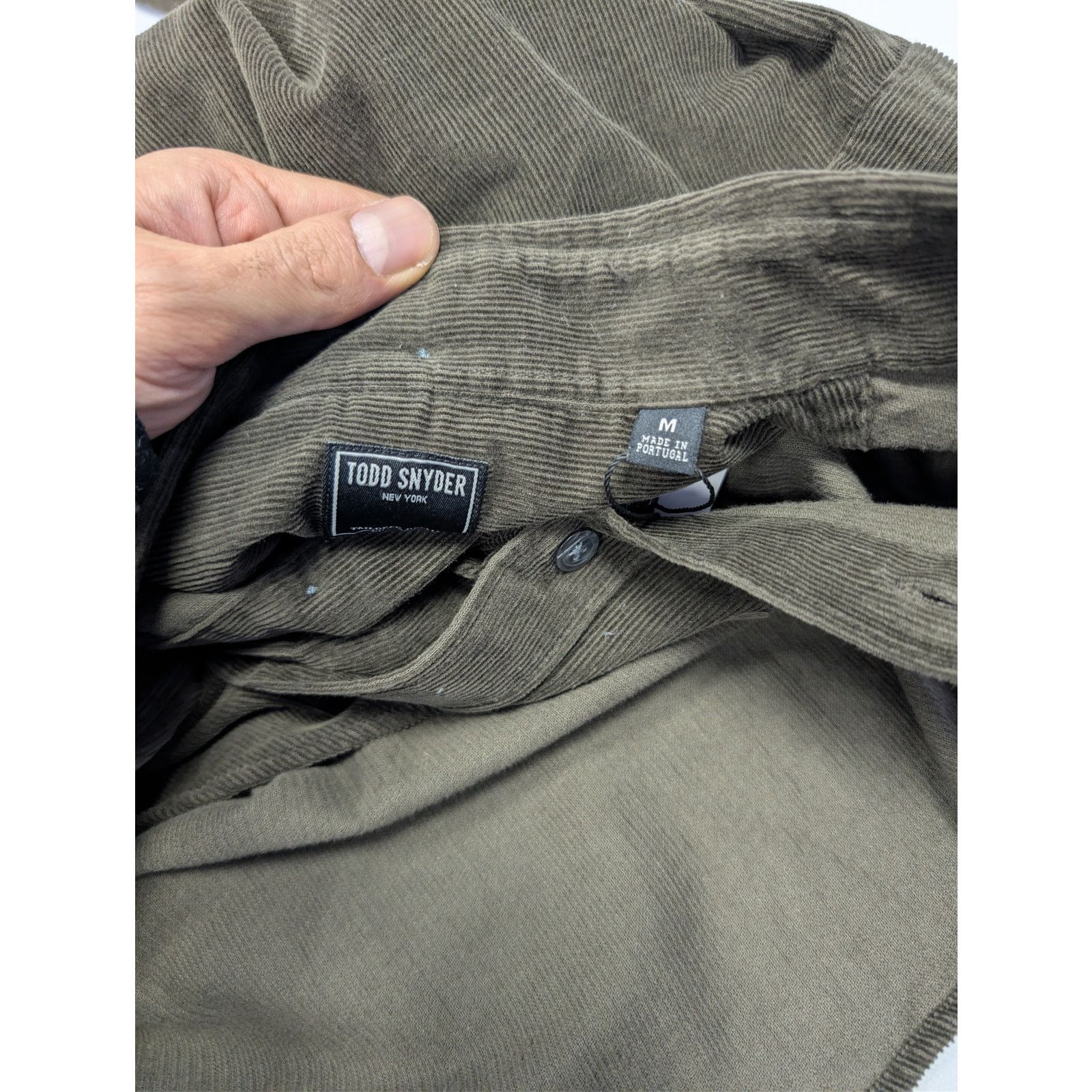 Todd Snyder o1rshd1 CC20 Button-Down Collar Wool-Blend Flannel Shirt Size US M / EU 48-50 / 2 - 19 Thumbnail