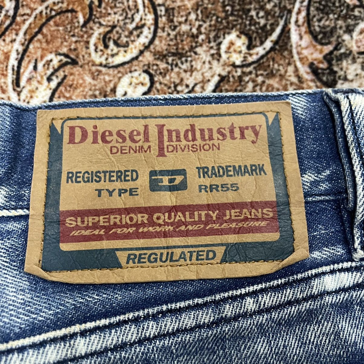 Diesel 🔥Vintage Diesel Industry Stoned Washed Ripped Distress Jeans Size US 32 / EU 48 - 15 Thumbnail