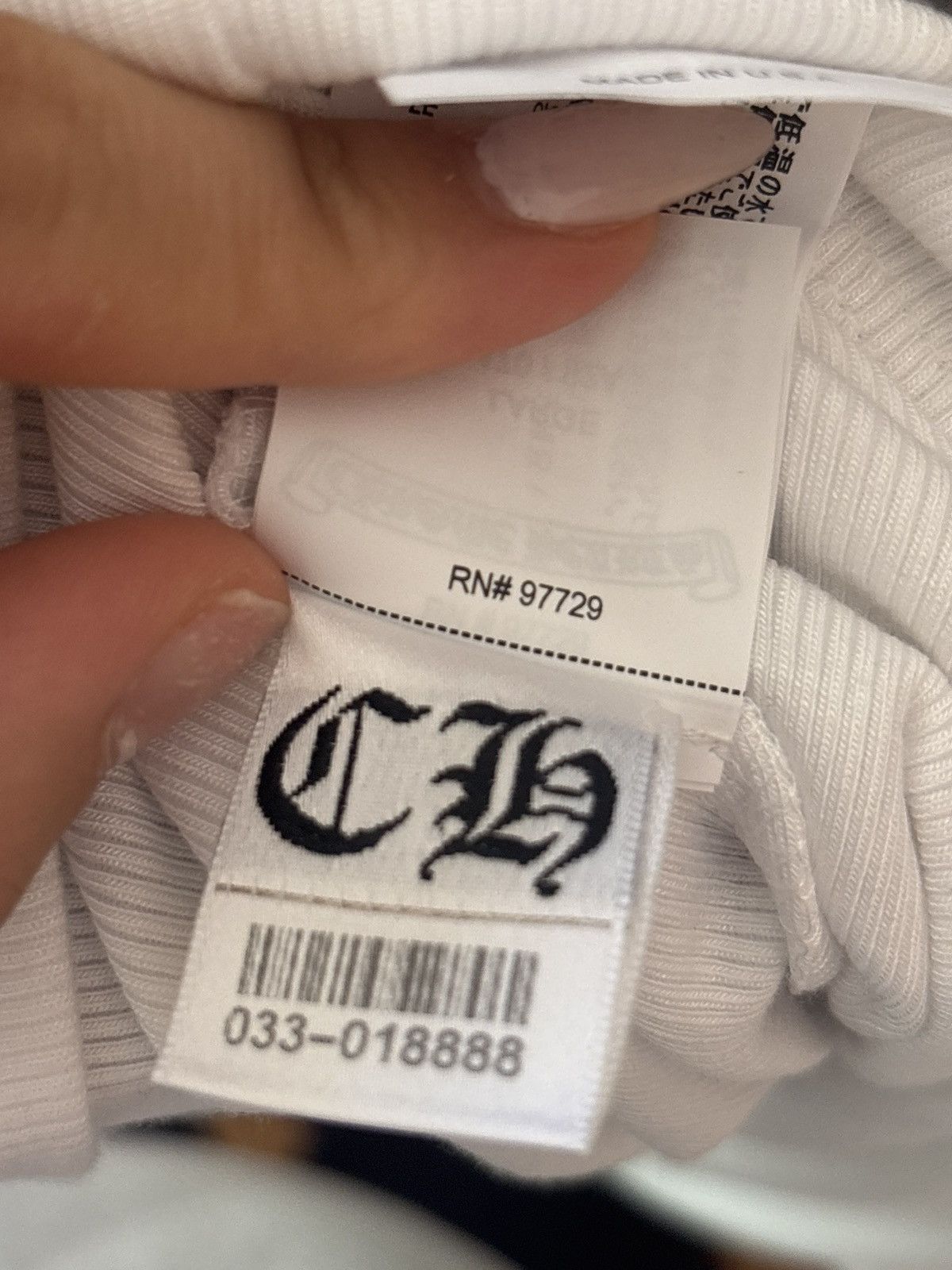 🤍CHROME HEARTS WHITE DAGGER POLO DRESS🤍