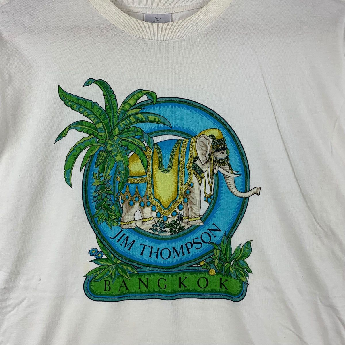 Jim Thompson Vintage JIM THOMPSON BANGKOK Batik Silk Tee Shirt Top Size M / US 6-8 / IT 42-44 - 4 Thumbnail