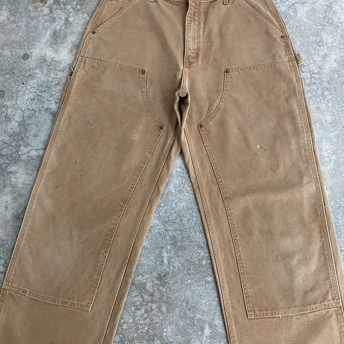 Carhartt Vintage Carhartt Double Knee Tan Carpenter Work Pants Size US 34 / EU 50 - 4 Thumbnail