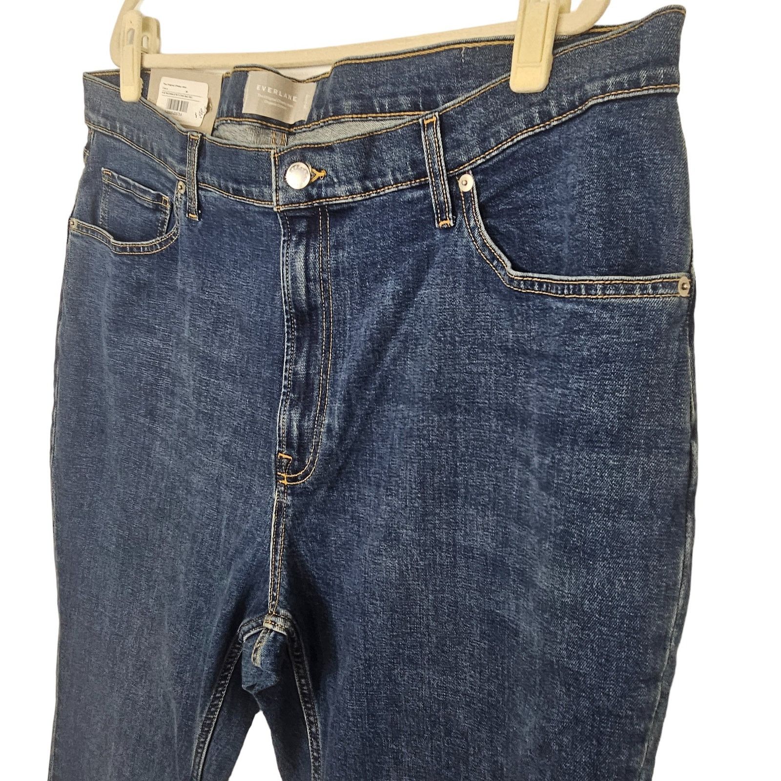 Everlane Everlane Womens The Original Cheeky Jeans Cropped High Waist Size 41" - 4 Thumbnail