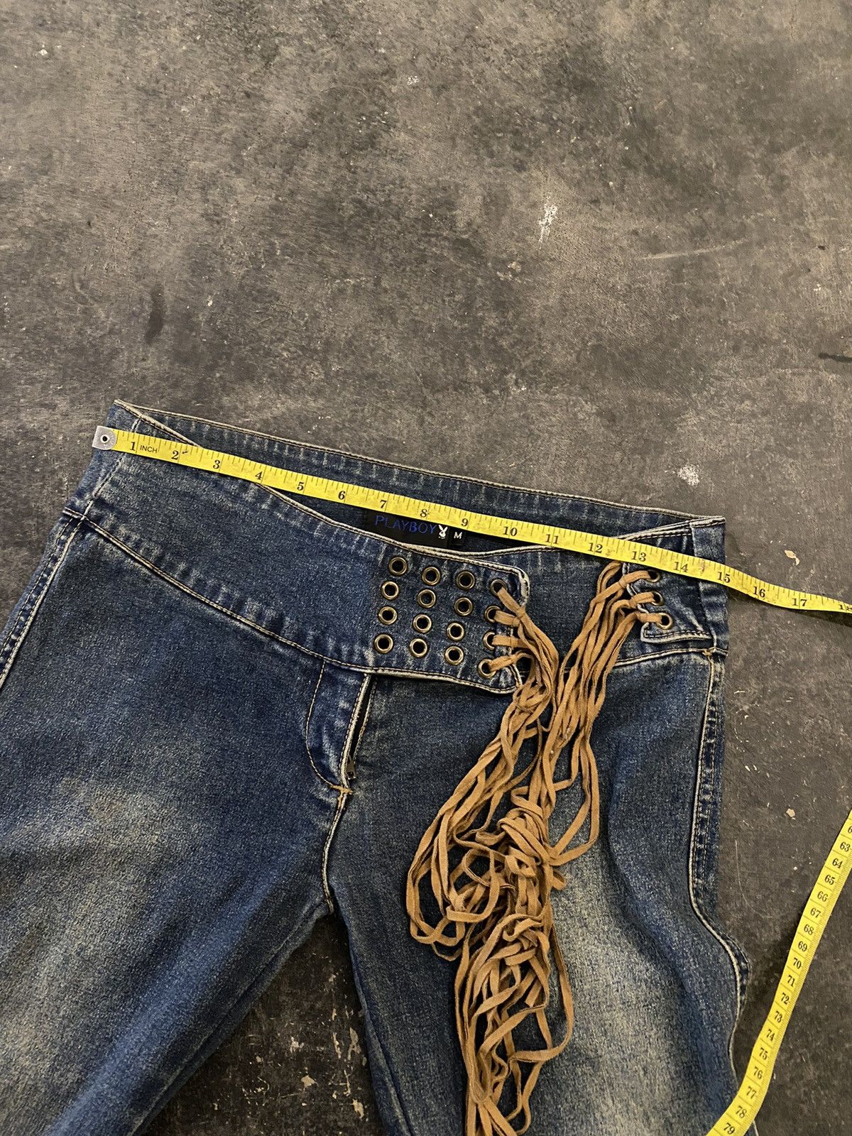 Playboy Playboy ifsixwasnine Flare Jeans Size US 30 / EU 46 - 13 Thumbnail