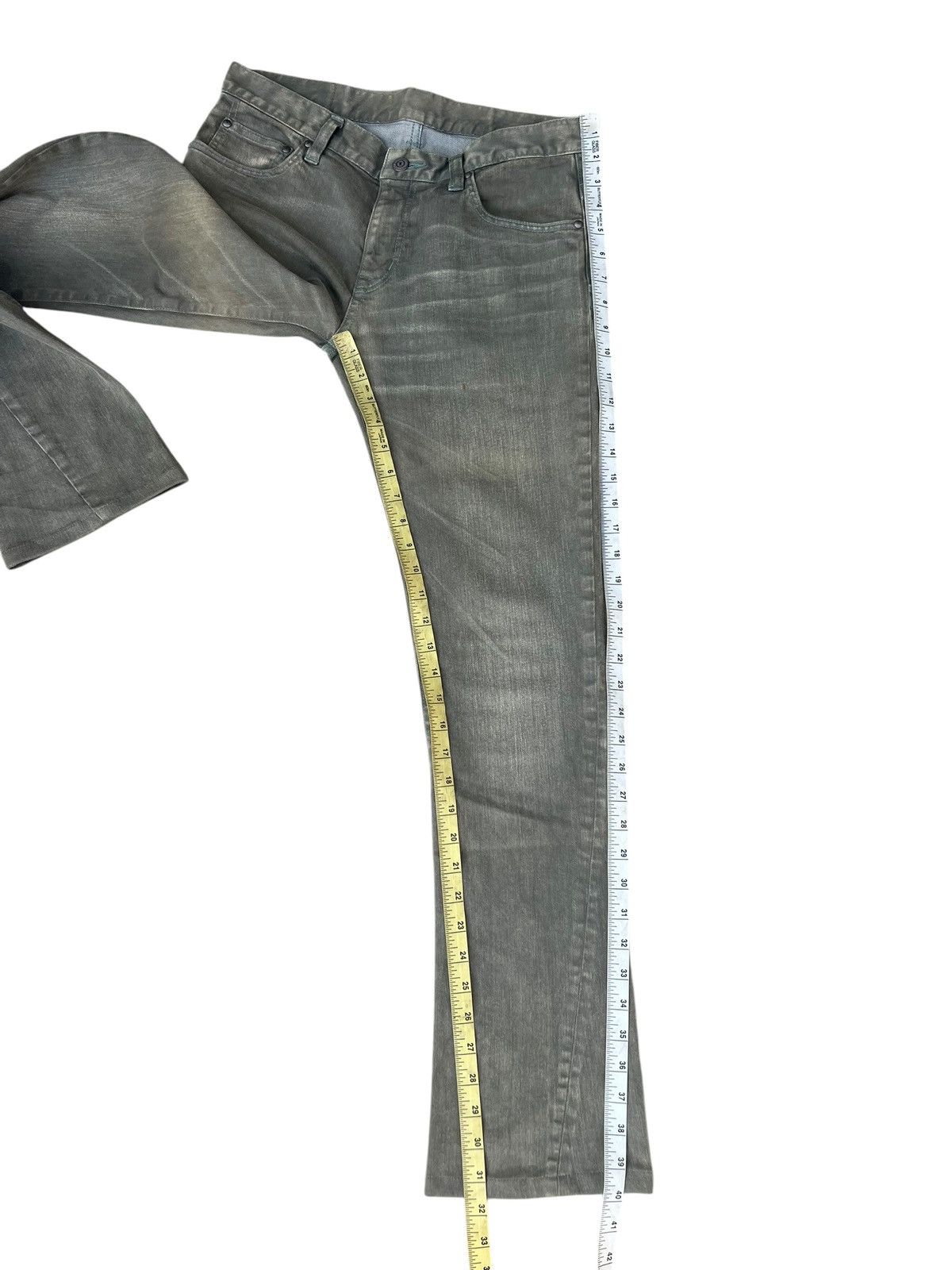 Tornado Mart Moss Wash Tornado Mart Faded Stretch Flare Pant Size US 31 - 6 Thumbnail