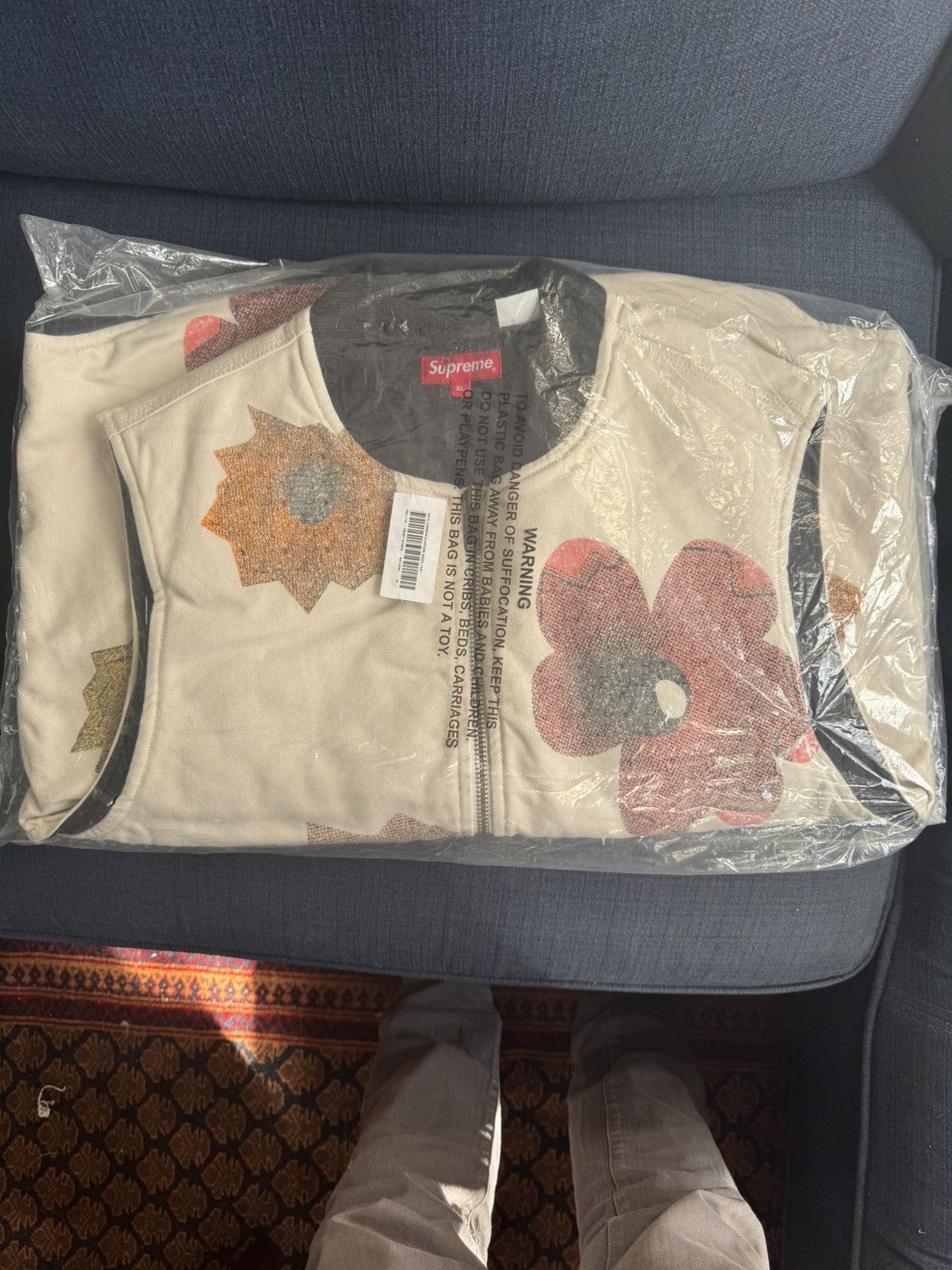 Supreme Supreme x Nate Lowman Work Vest (Natural, SS22) Size US XL / EU 56 / 4 - 3 Thumbnail