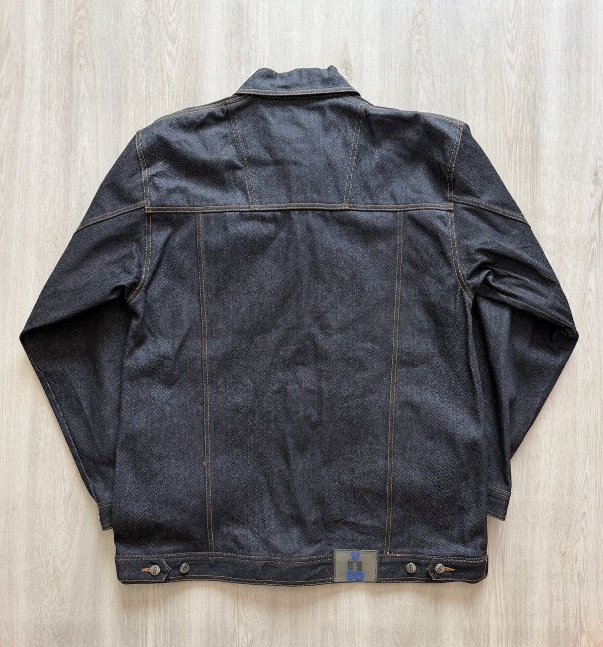 Vintage Vintage Veezo Denim Chore / Trucker Denim Jacket Sz L Russia Size US L / EU 52-54 / 3 - 3 Thumbnail