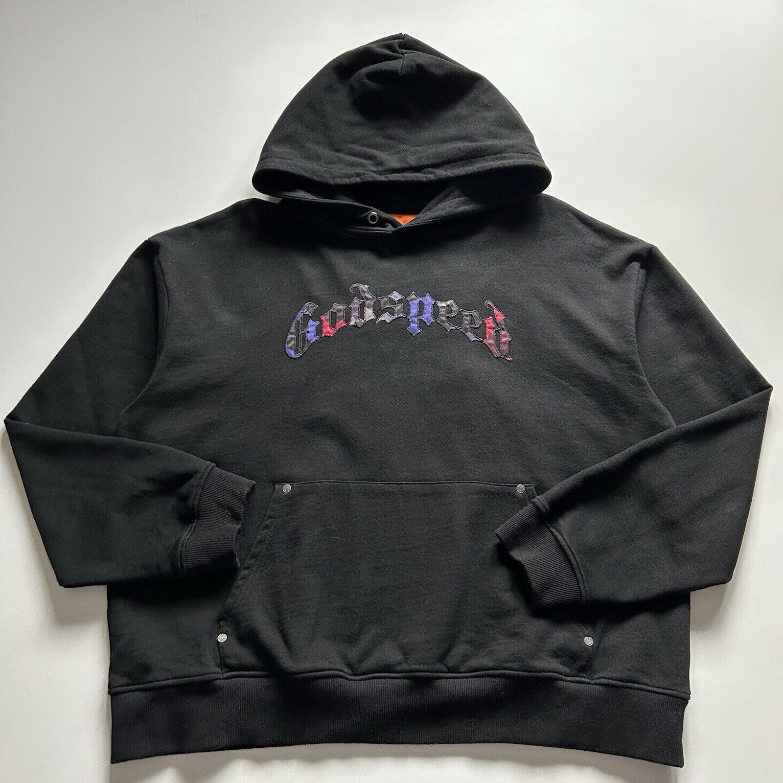 Godspeed Godspeed FW 2023 Archives Embroidered Hoodie XL Black Rare Size US XL / EU 56 / 4 - 1 Thumbnail