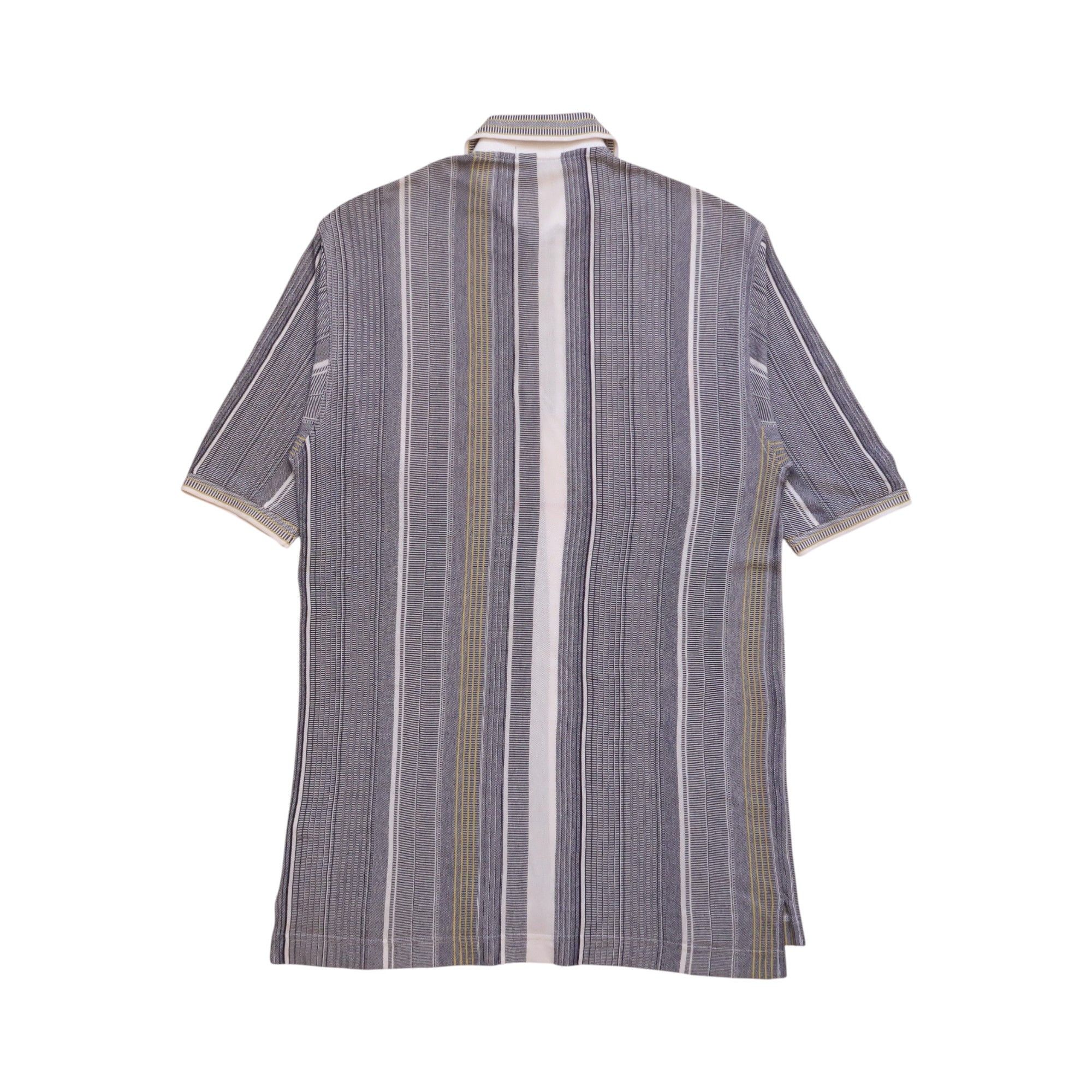 Kenzo 90s Vintage Kenzo Golf Psychedelic Stripe Polo Shirt Size US M / EU 48-50 / 2 - 2 Thumbnail