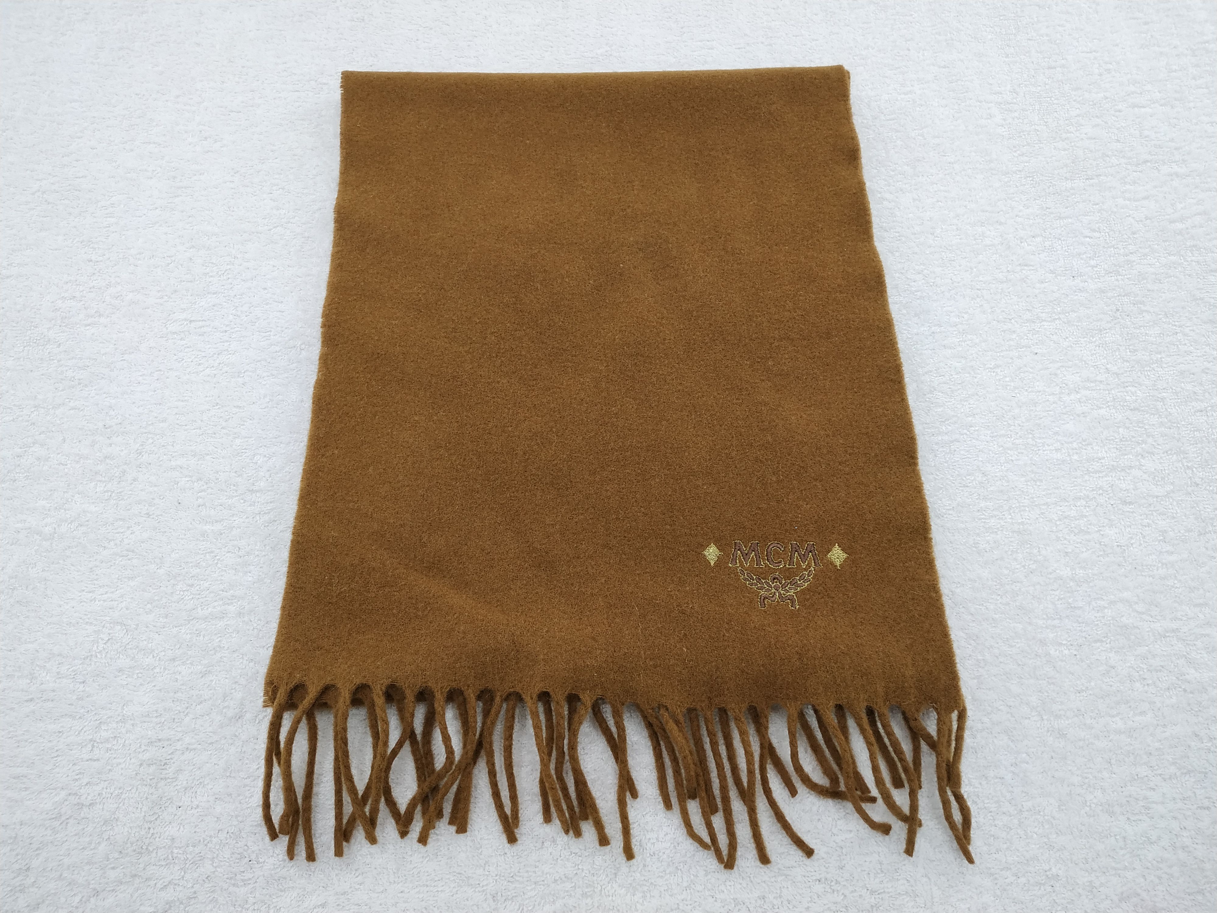 MCM Vintage MCM Wool Scarf/Muffler/Neckwear MF112 Size ONE SIZE - 1 Thumbnail