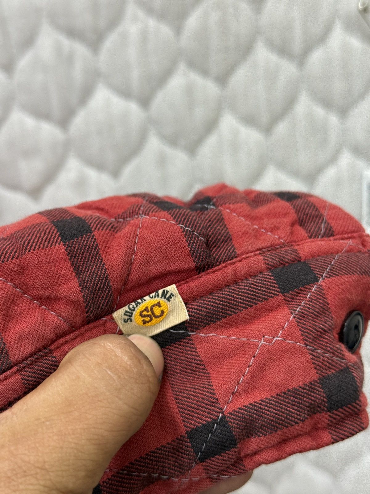 Sugar Cane 🔥🔥🔥VINTAGE SUGAR CANE QUILTED TARTAN JACKET SHIRTS Size US M / EU 48-50 / 2 - 10 Thumbnail