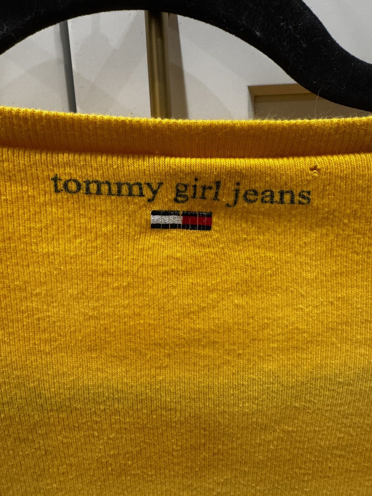 Tommy Hilfiger Tommy girl vintage yellow long sleeve Size S / US 4 / IT 40 - 5 Thumbnail