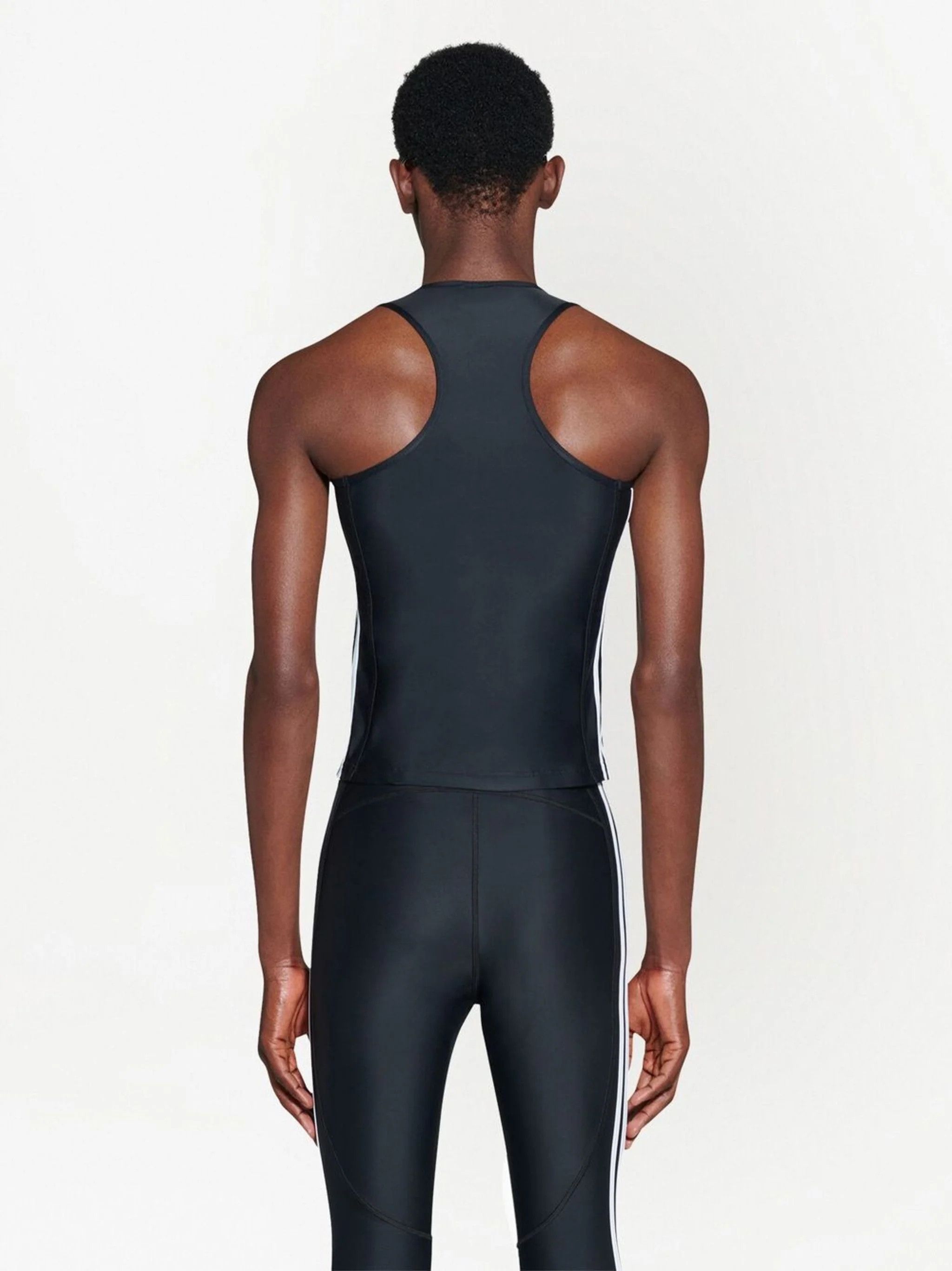 Adidas × Balenciaga o1srvl11e0424 Balenciaga / Adidas Tank Top in Black Size US M / EU 48-50 / 2 - 3 Thumbnail