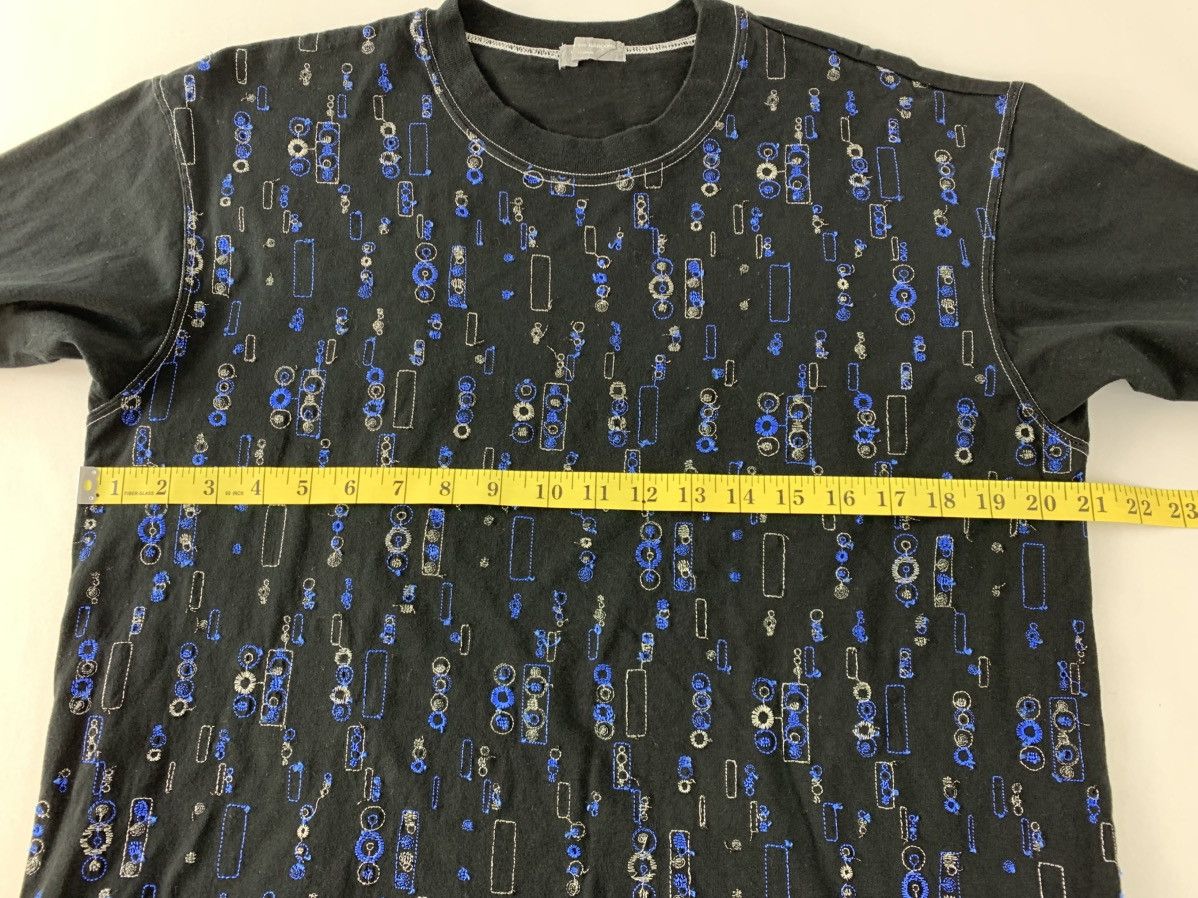 Comme des Garcons Homme Comme Des Garcon Homme Embroidery Geometric Longsleeve Tee Size US L / EU 52-54 / 3 - 8 Thumbnail