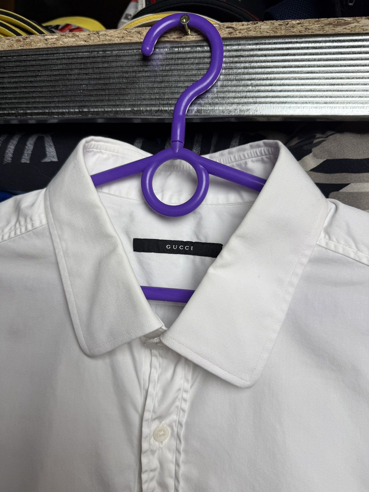 Gucci Gucci Shirt White size 44/17 Size US L / EU 52-54 / 3 - 3 Thumbnail