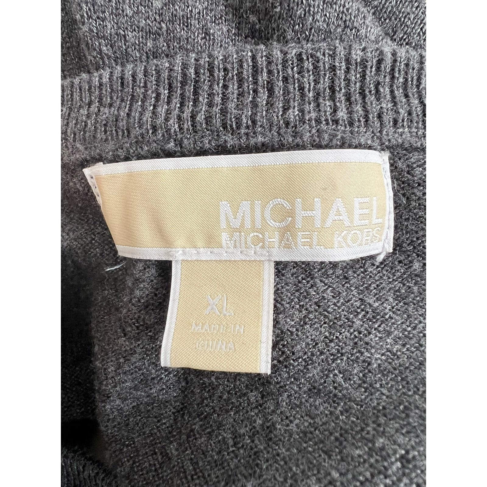 Michael Kors Michael Kors Women's Long Sleeve Scoop Neck Sweater XL Size XL / US 12-14 / IT 48-50 - 5 Thumbnail