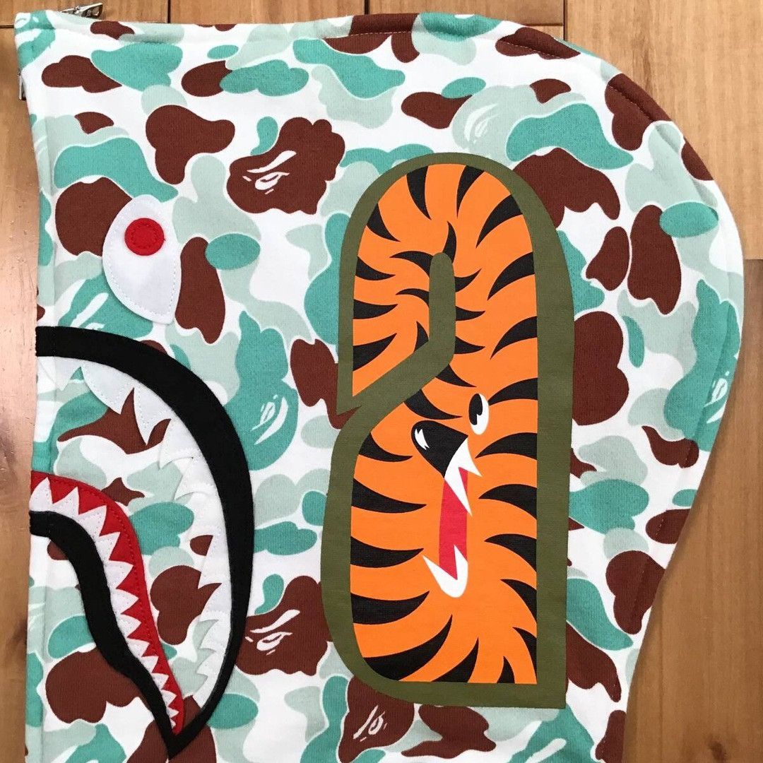 Bape 2024 🔥Sendai Store Camo🔥 BAPE shark full zip hoodie APE Size US M / EU 48-50 / 2 - 6 Thumbnail