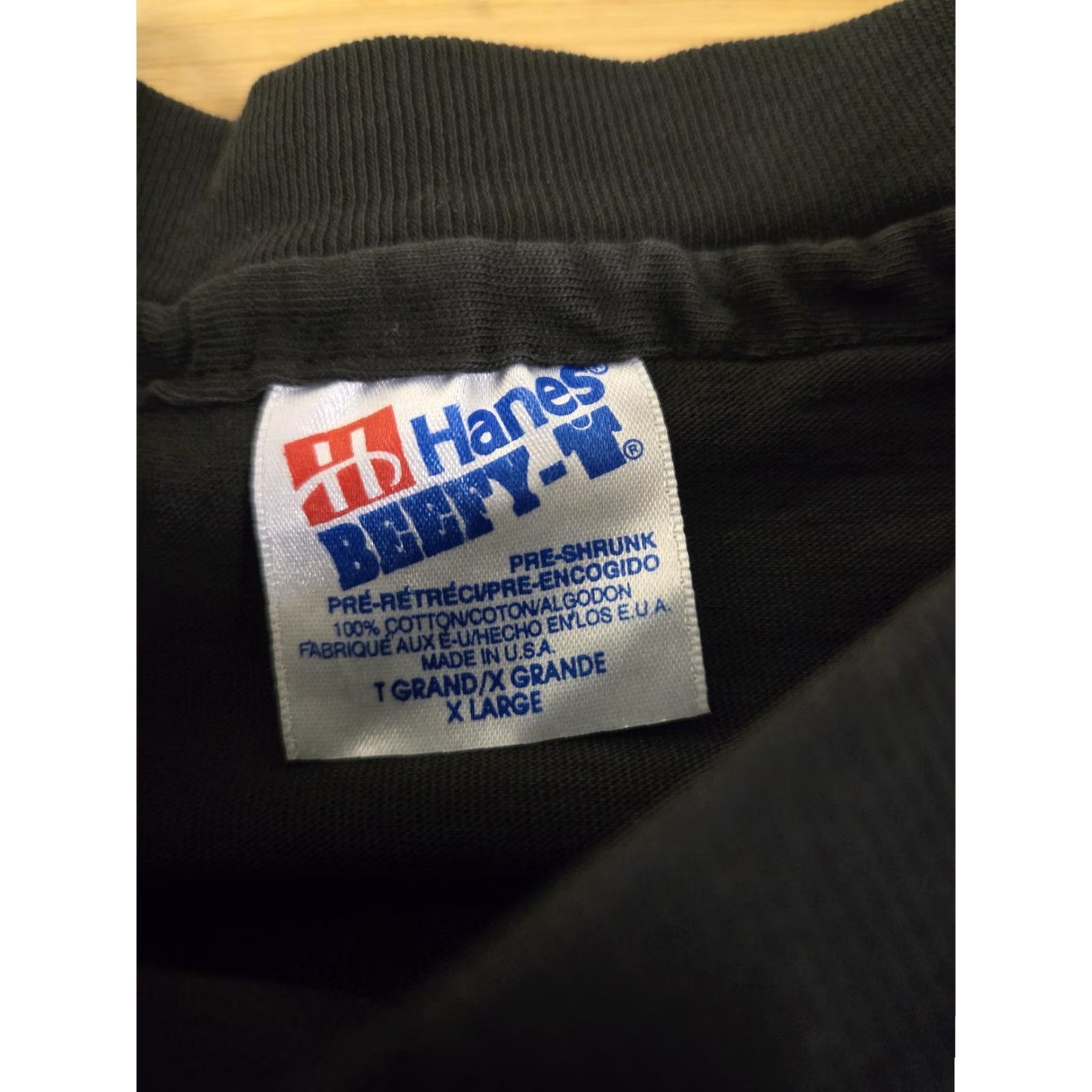 Hanes VINTAGE Nordica Shut Up & Ski Shirt Mens XL Black Graphic Hanes Beefy-T 90s Size US XL / EU 56 / 4 - 3 Thumbnail