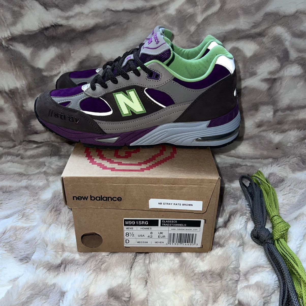 New Balance × Stray Rats NEW BALANCE 991 STRAY RATS BROWN Size US 8.5 / EU 41-42 - 2 Thumbnail