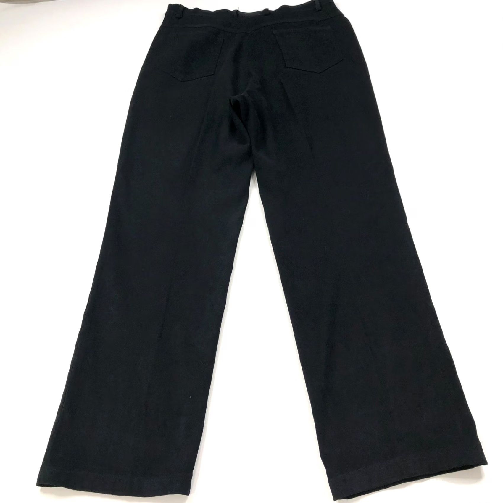 FELT St. John Sport Pants Women's 8 High Rise Flat Front Pockets Black 30W 28L Inseam 28in Regular Rise Vintage: No Size 30" / US 8 / IT 44 - 2 Thumbnail