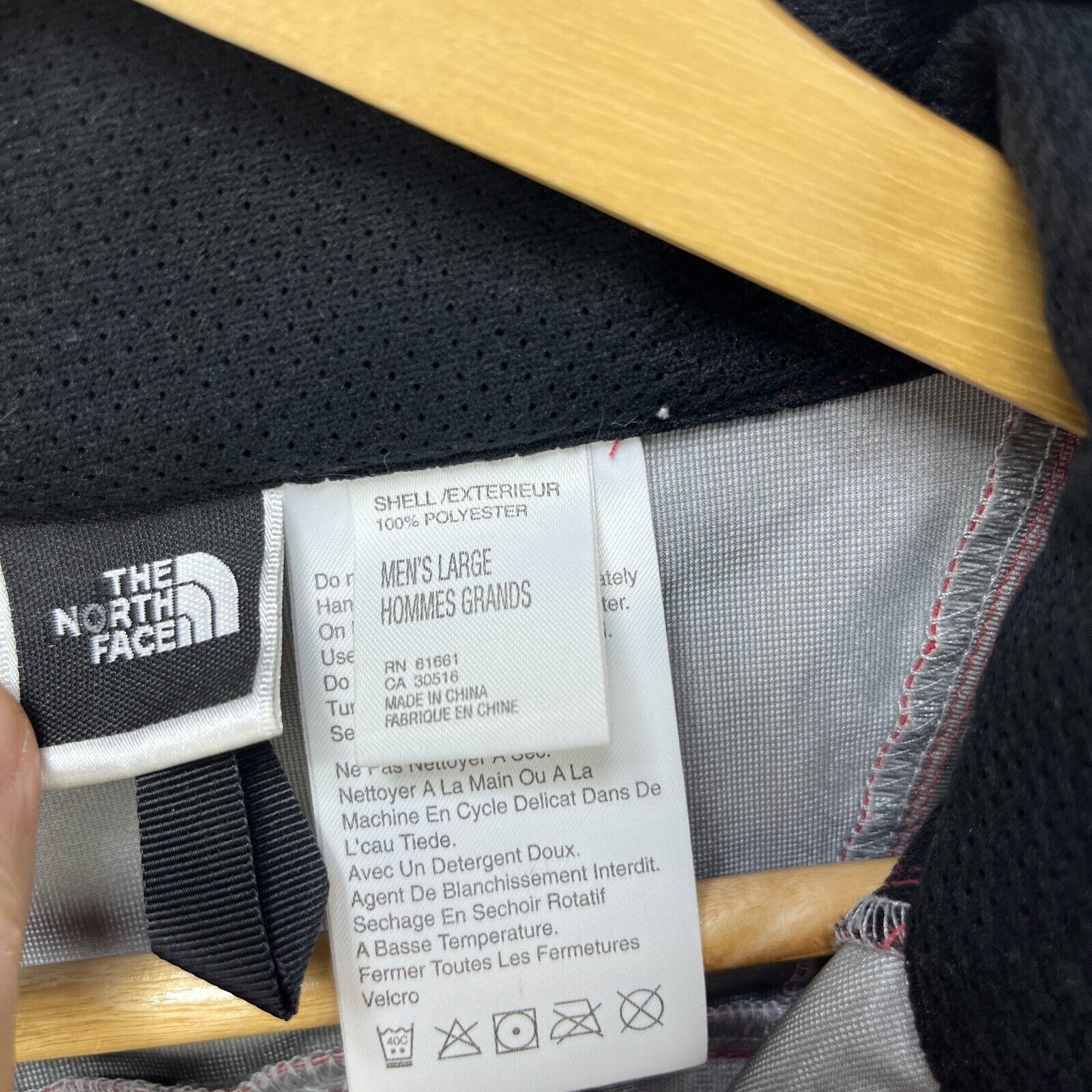 The North Face × Vintage Vintage 90s The North Face Windbreaker Jacket Size Large Red Size US L / EU 52-54 / 3 - 3 Thumbnail