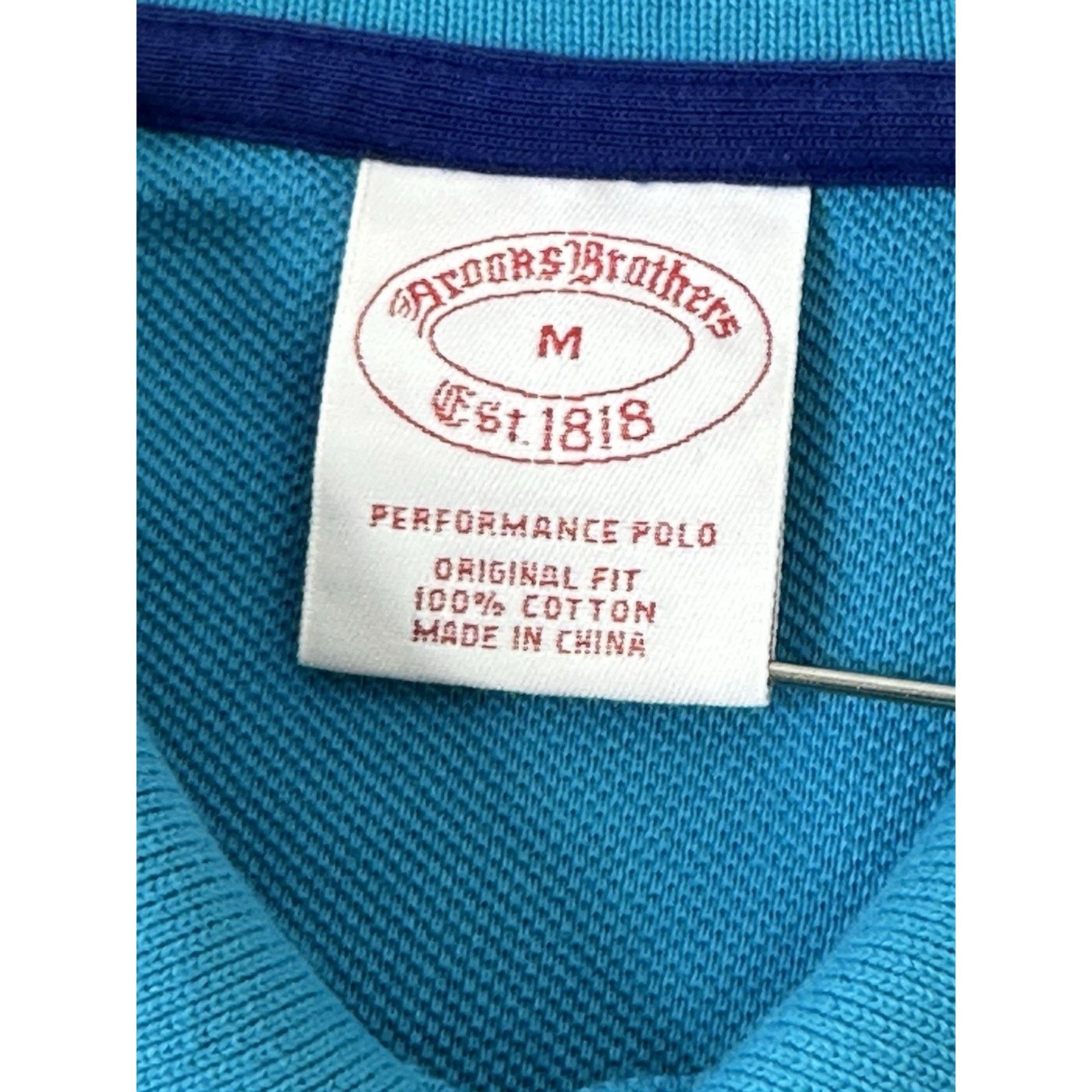 Brooks Brothers Brooks Brothers Polo Shirt Men's Medium Green Performance Size US M / EU 48-50 / 2 - 7 Thumbnail