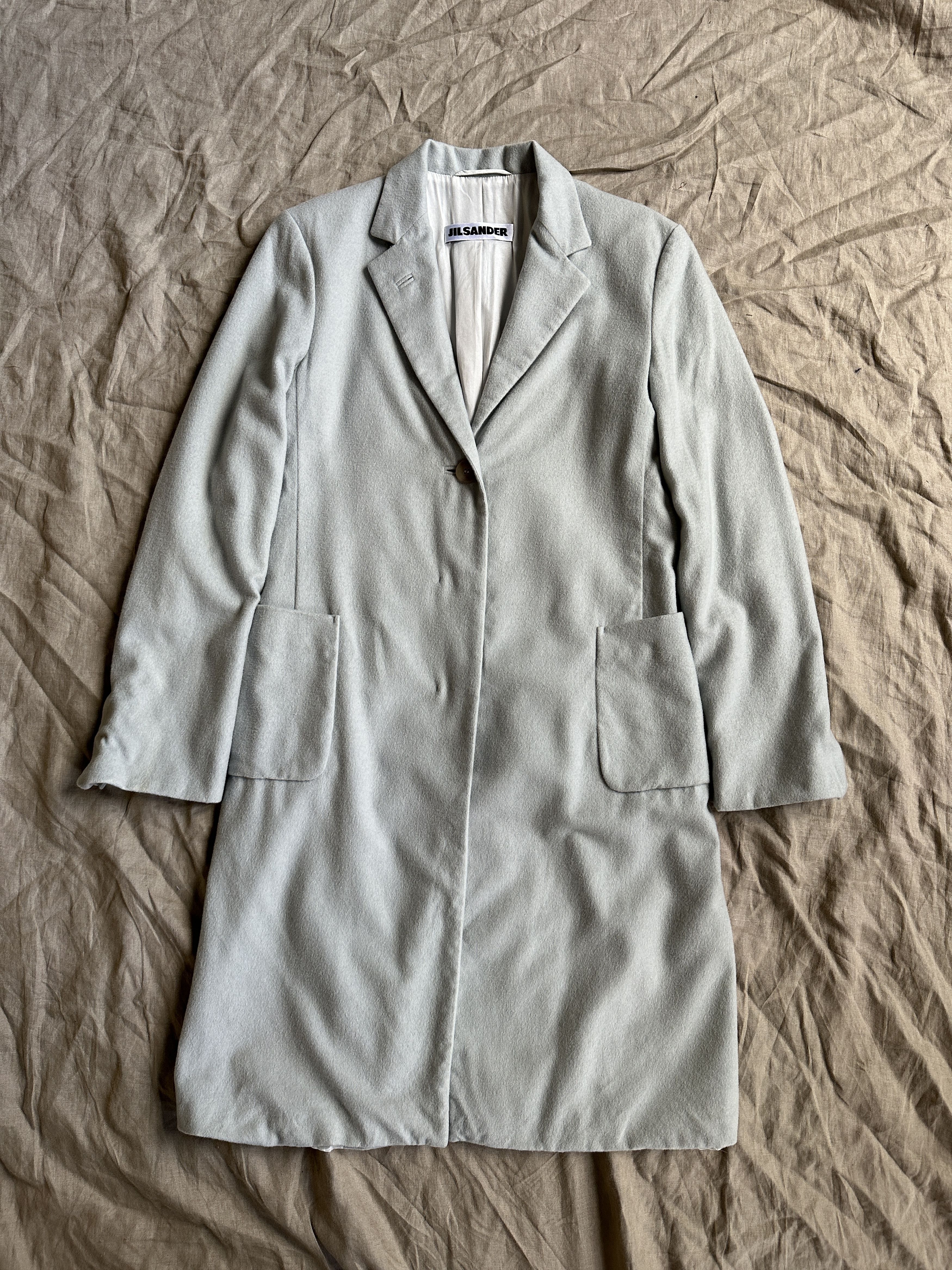 Jil Sander Jil Sander Vintage Cashmere Silk Coat 8009AC Size XXS / US 00 / IT 34 - 1 Thumbnail