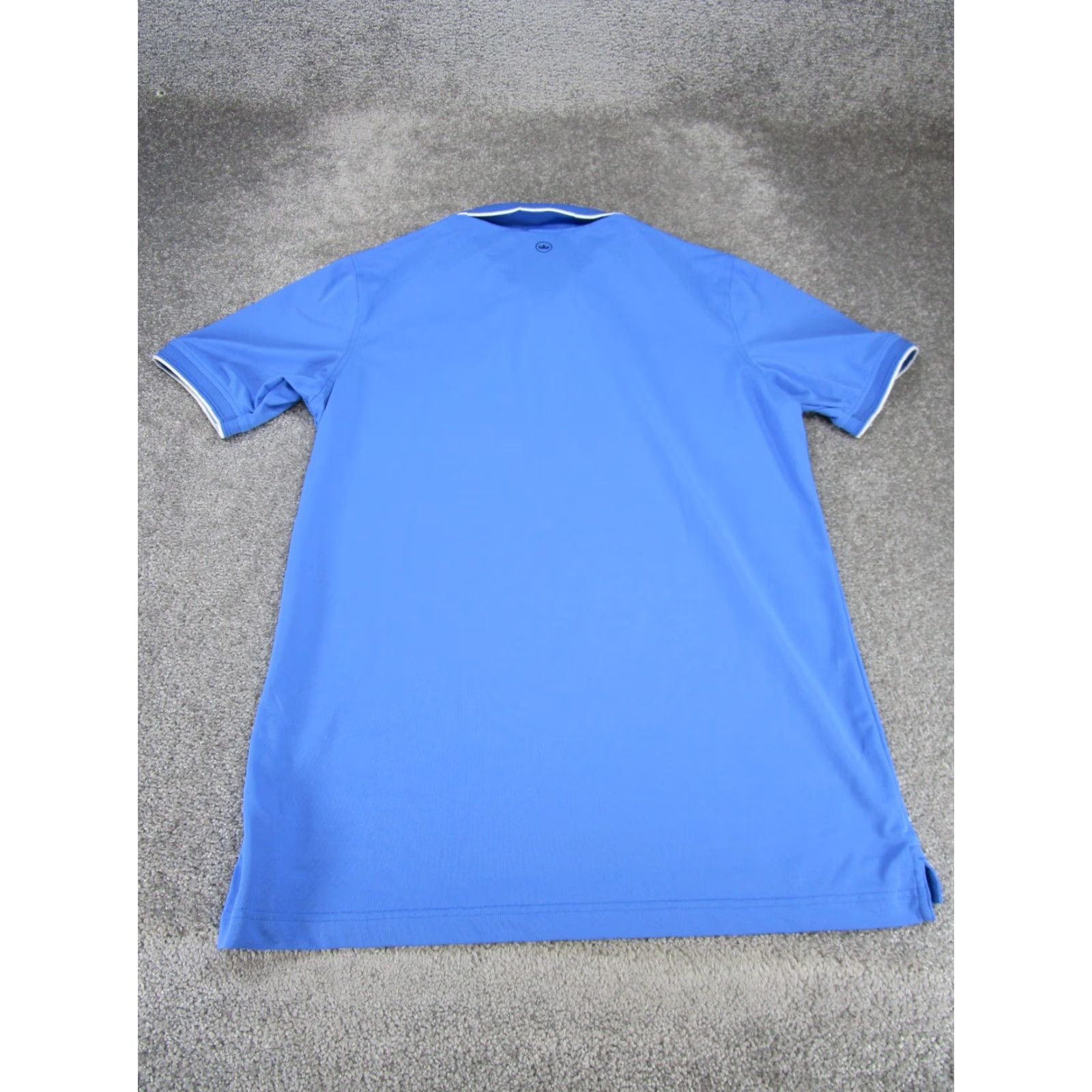 Peter Millar VINTAGE Peter Millar Polo Shirt Mens Large Crown Crafted Short Sleeve Golf Shirt Regular Blue Polyester Men L Size Polo Mens Golf Size US L / EU 52-54 / 3 - 4 Thumbnail