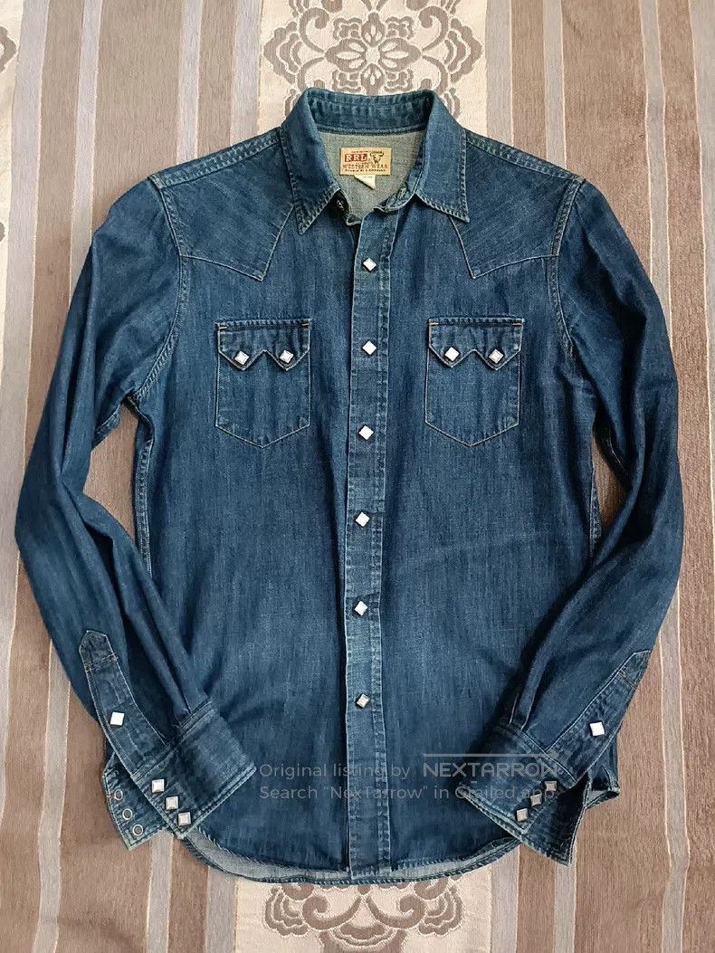 RRL Ralph Lauren Western denim shirt