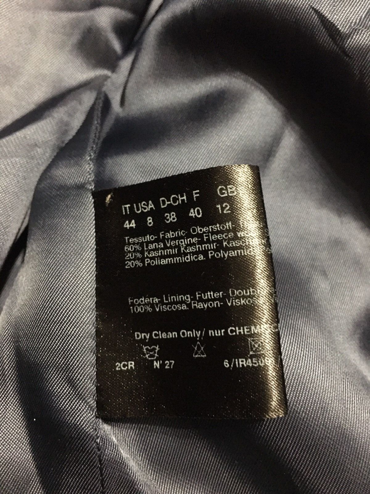 Cinzia Rocca CINZIA ROCCA Wool Cashmeres Dark Blue Coat EU38 US8 Size M / US 6-8 / IT 42-44 - 8 Thumbnail