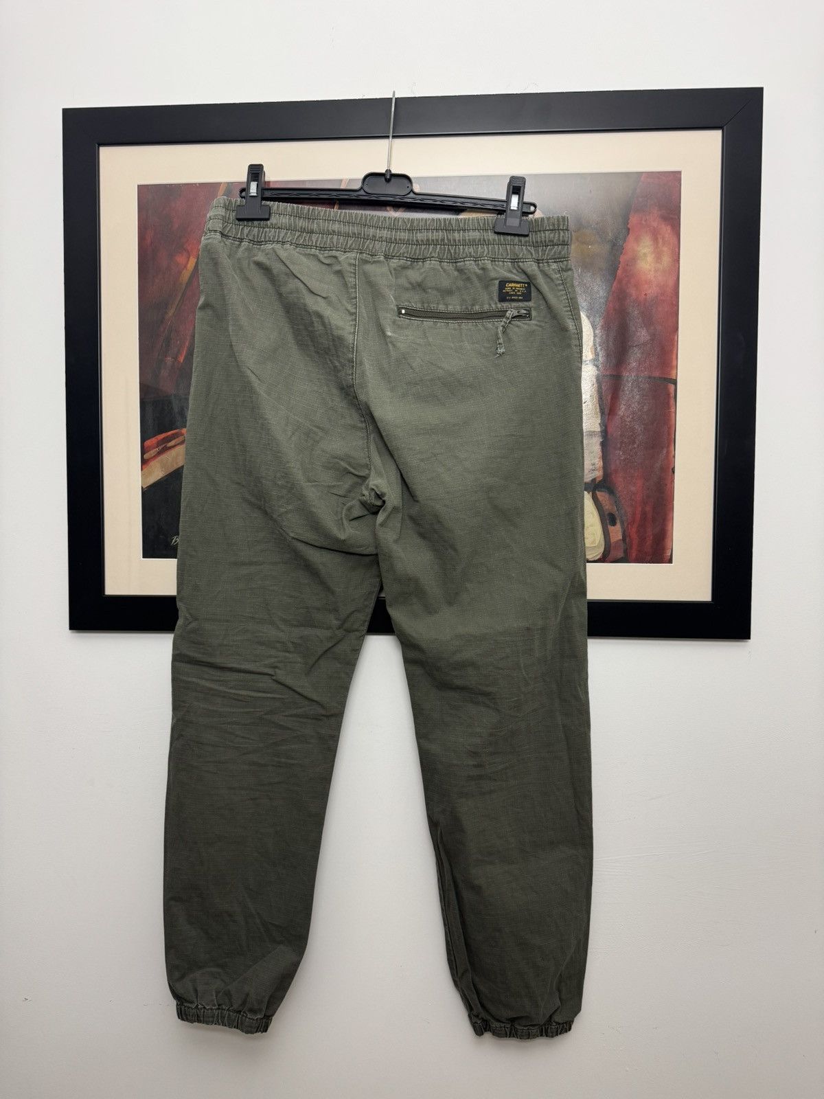 Carhartt Carhartt Jogger Washed Pants Olive Green Workwear Cargo Hype Size US 31 - 2 Thumbnail