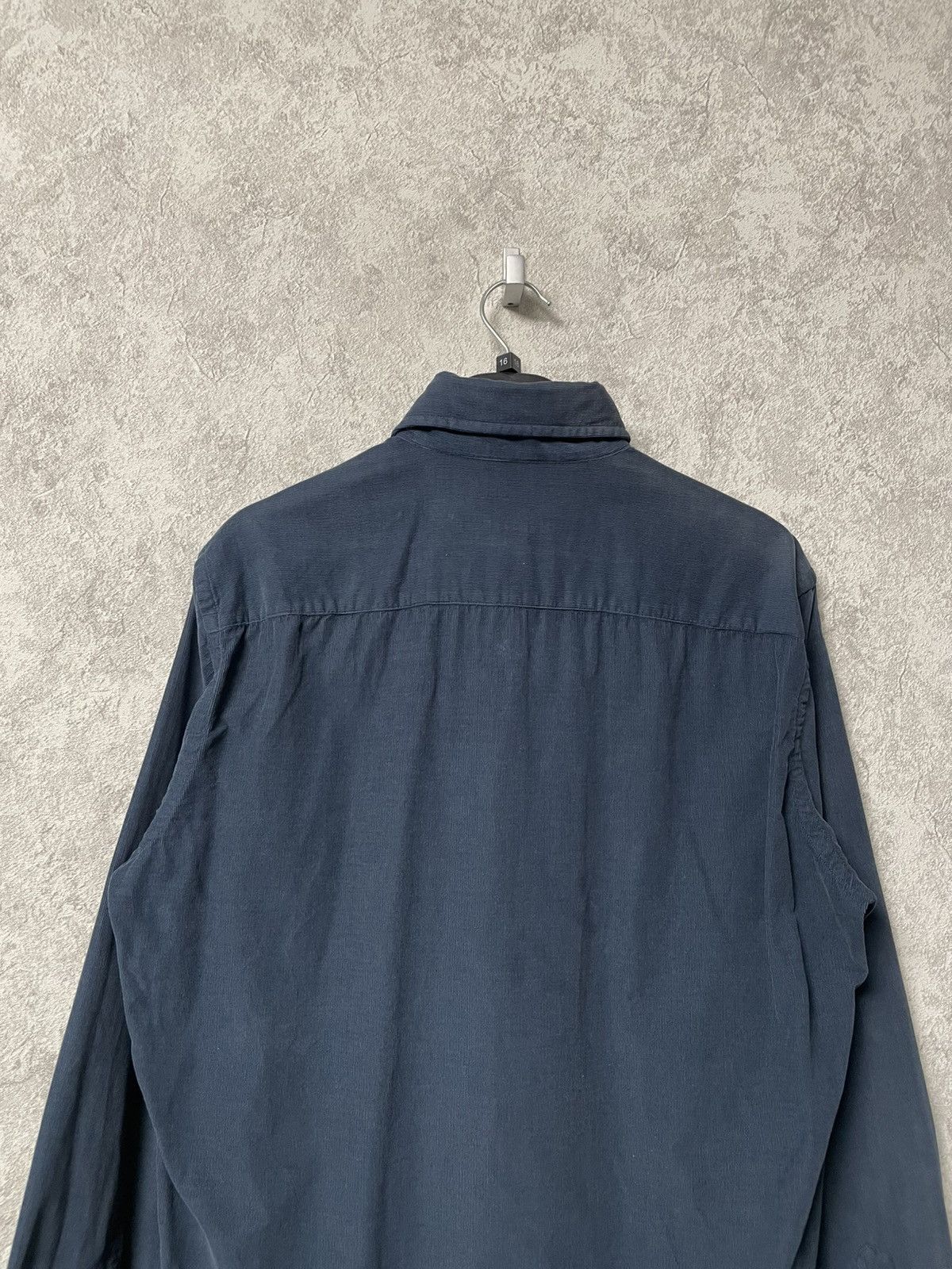Burberry Burberry Velvet Long Sleeve Button Ups Shirt Size US S / EU 44-46 / 1 - 14 Thumbnail