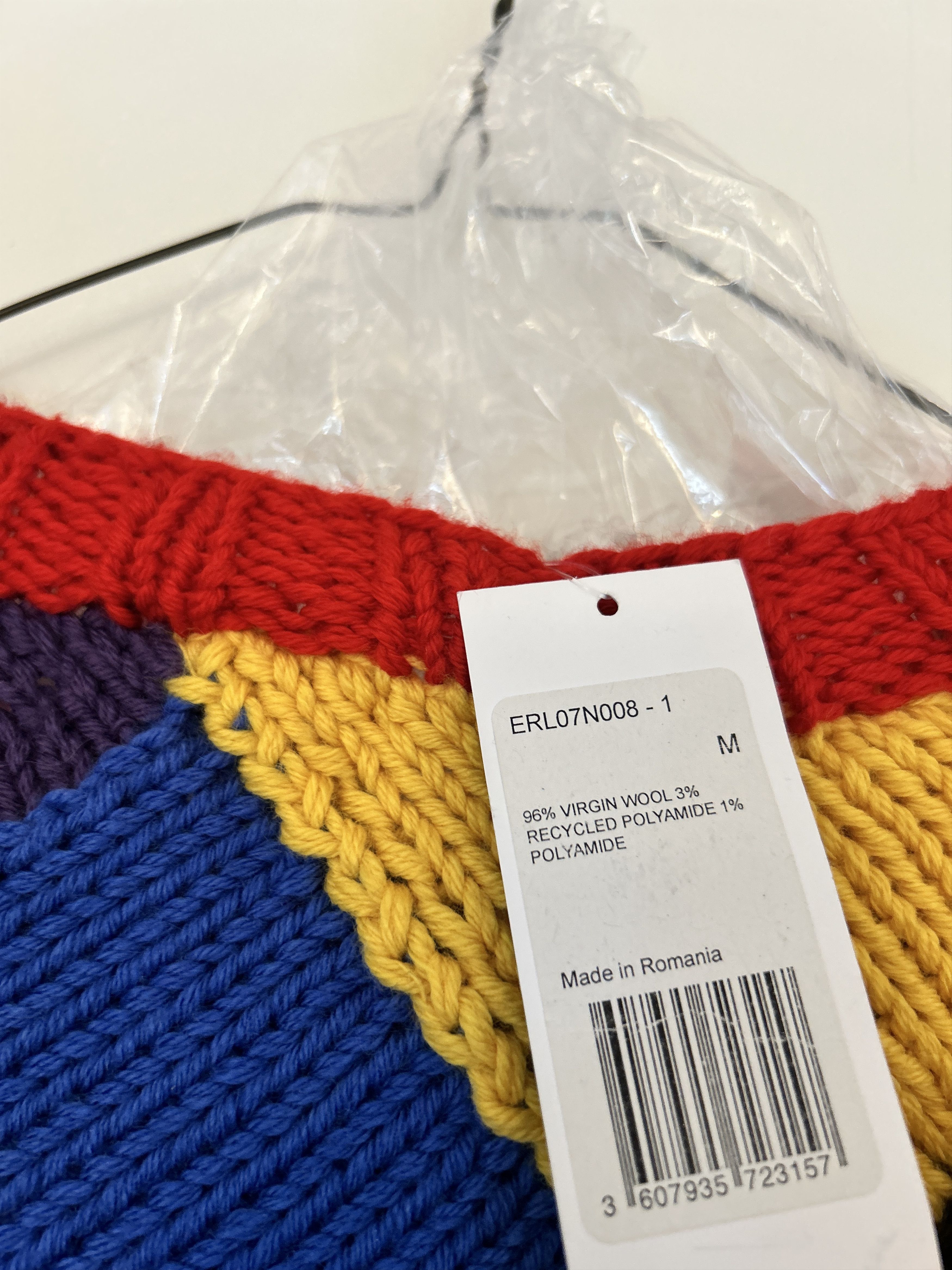 ERL ERL PATCHWORK SWEATER SIZE MEDIUM Size US M / EU 48-50 / 2 - 7 Thumbnail
