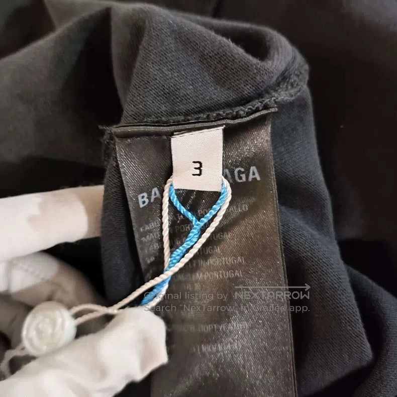 Balenciaga Balenciaga Cotton Printed Long T Size US L / EU 52-54 / 3 - 4 Thumbnail