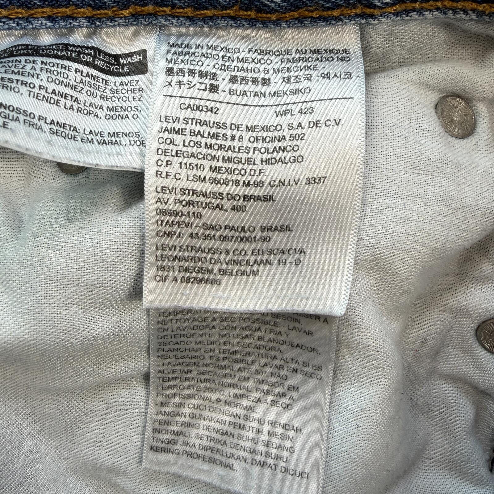 Levi's Vintage Levis 550 Relaxed Fit Light Wash Baggy Jeans 40x28 Size US 40 / EU 56 - 10 Thumbnail