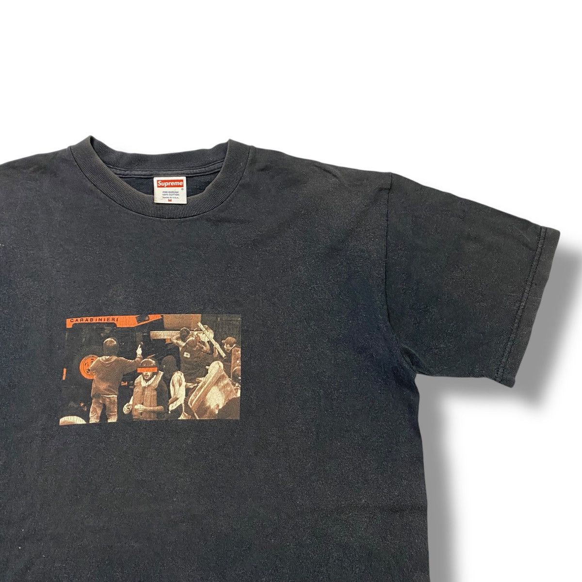 Supreme Vintage Faded Supreme Carabinieri T-shirt Size US M / EU 48-50 / 2 - 4 Thumbnail