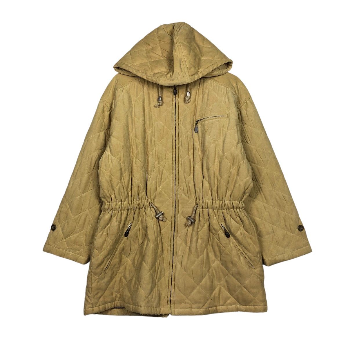 Burberry 📌Vintage Burberrys Parka Jacket Blanket Big Logo Nova Check Size M / US 6-8 / IT 42-44 - 2 Thumbnail