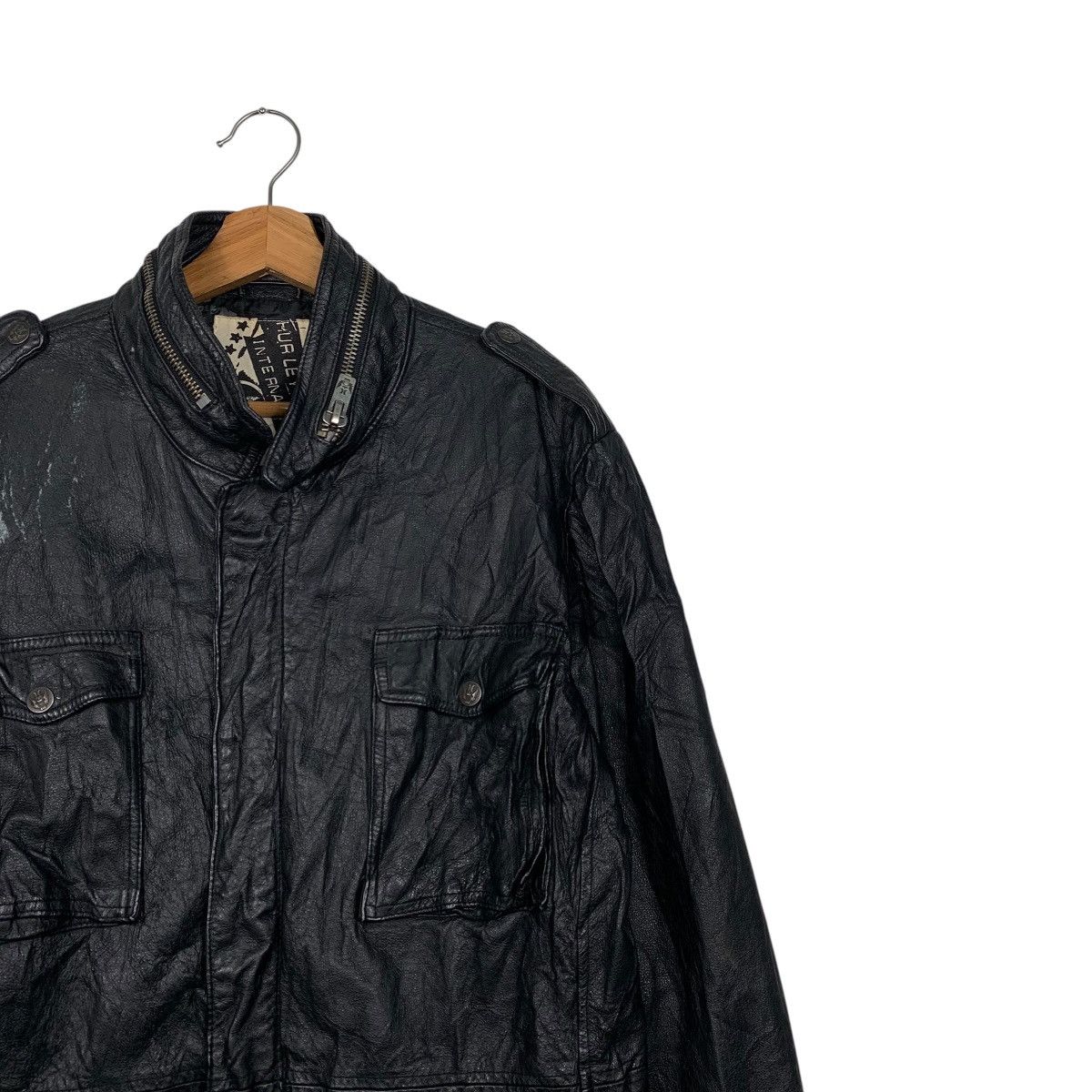 Hurley Hurley International Leather Jacket Size US L / EU 52-54 / 3 - 5 Thumbnail
