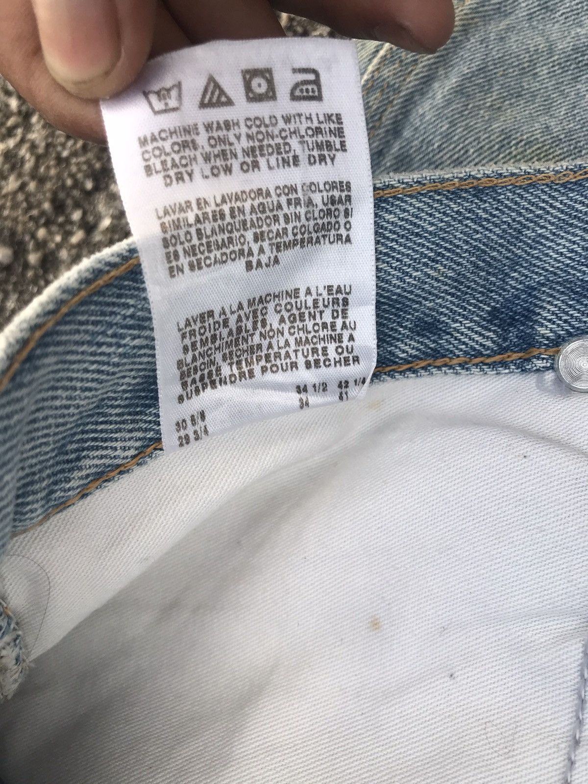 Designer × Wrangler Wrangler Carpenter Y2K Baggy Jeans Size US 29 - 15 Thumbnail