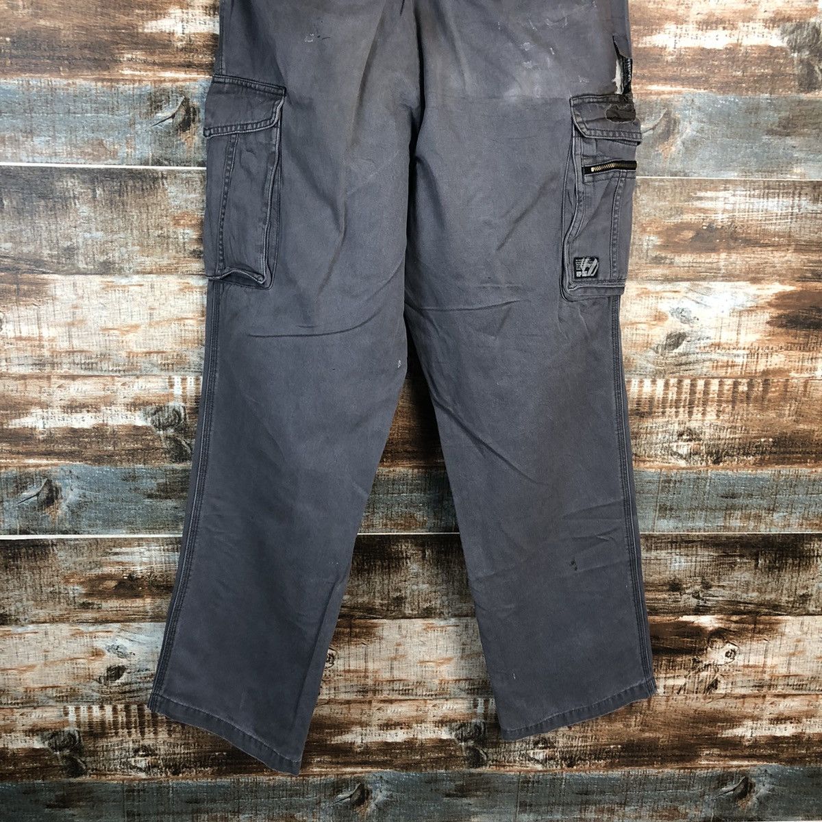 Japanese Brand DL Japanese Brand Grey Cargo Multipocket Pants #C119 Size US 32 / EU 48 - 17 Thumbnail