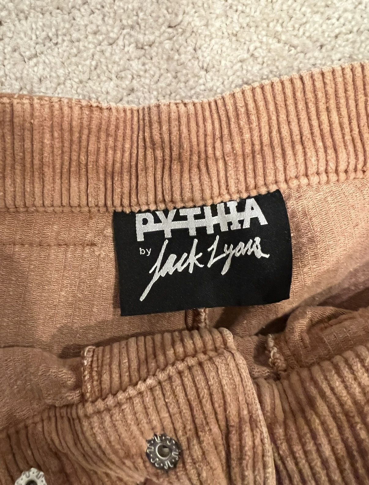 Pythia Beige Pythia corduroy flared pants Size US 32 / EU 48 - 5 Thumbnail