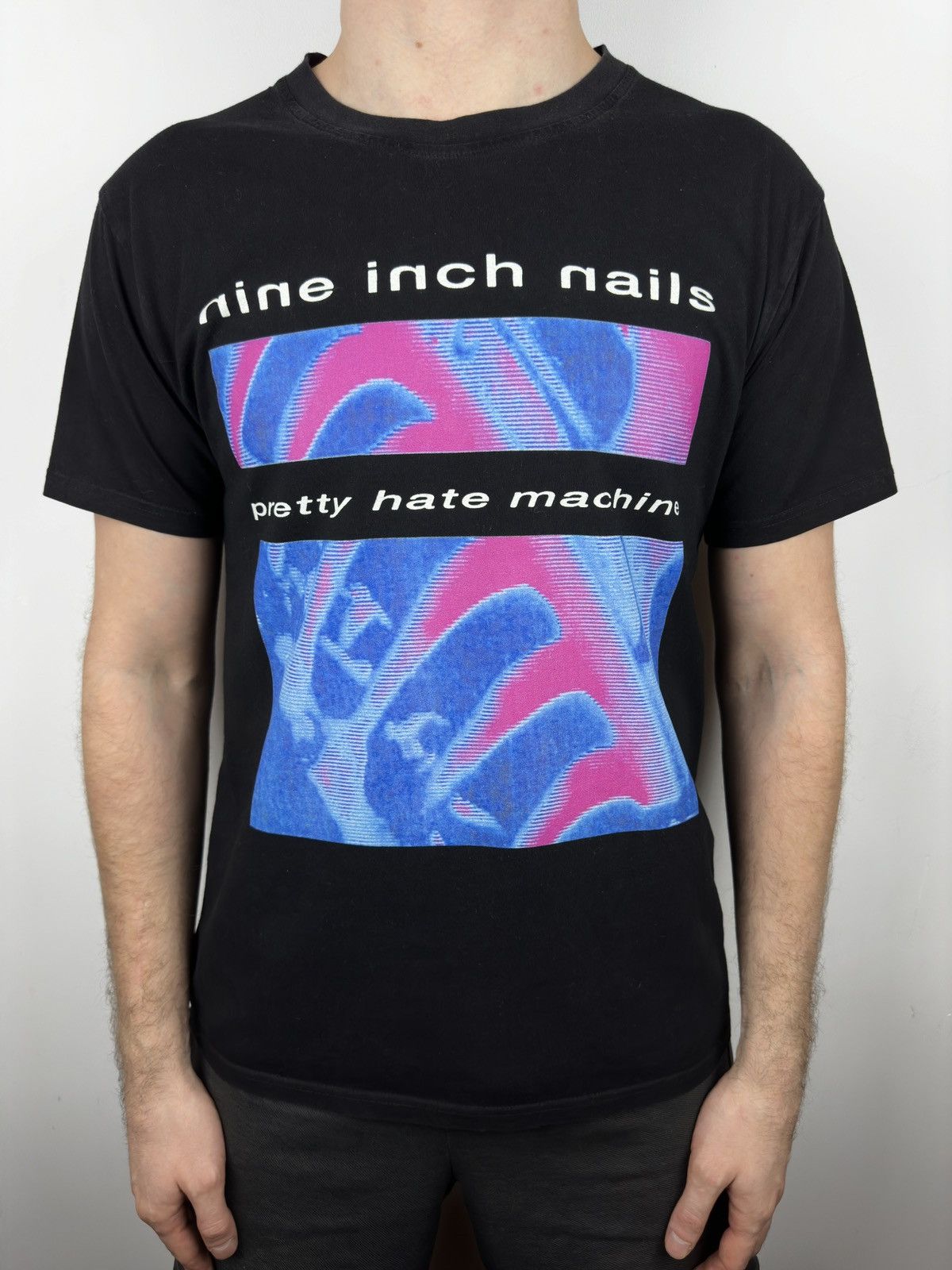 Band Tees Nine Inch Nails Pretty Hate Machine Rock Band T Shirt Tee Size US L / EU 52-54 / 3 - 3 Thumbnail
