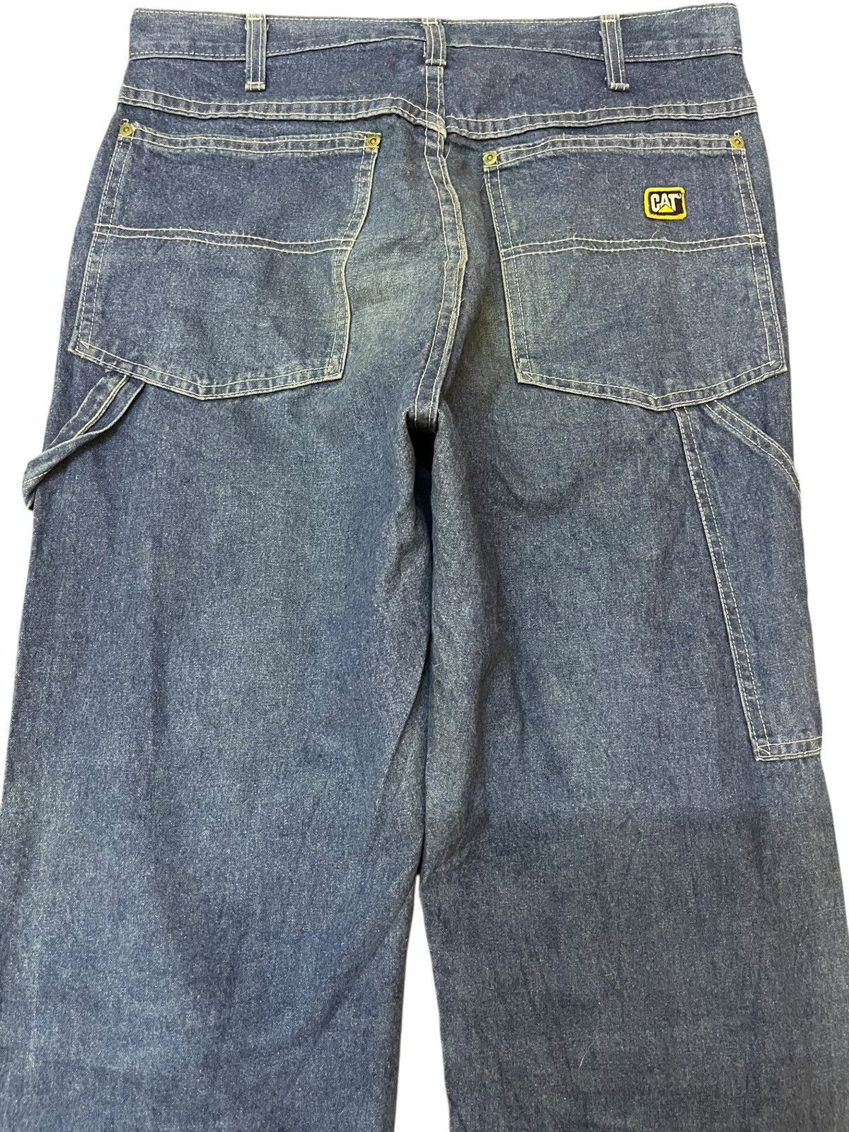 Caterpillar Vintage CAT Baggy Wide Leg Carpenter Denim Size US 31 - 6 Thumbnail
