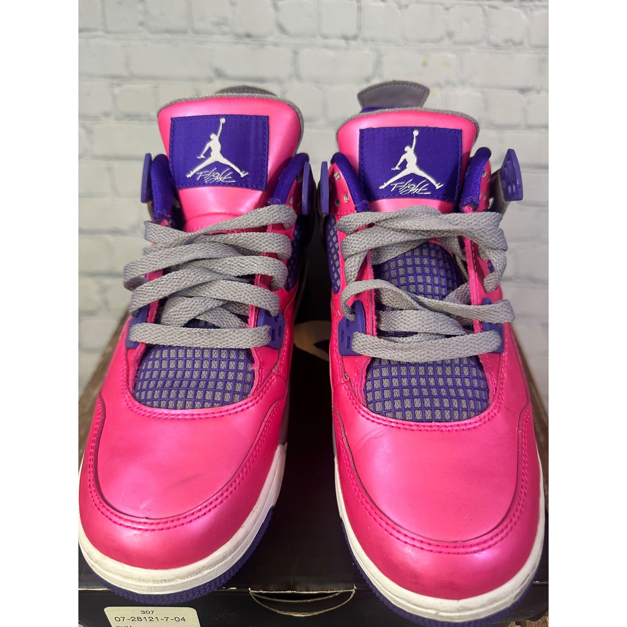 Jordan Brand × Nike Nike Air Jordan 4 Retro GS Size US 7 / IT 37 - 2 Thumbnail