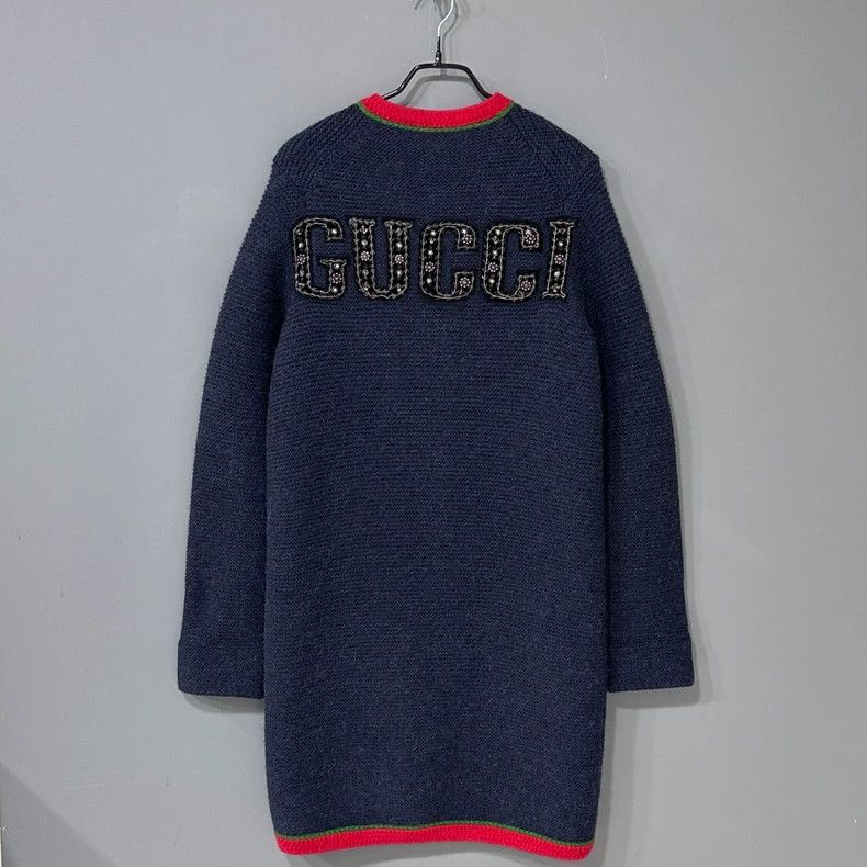 Gucci Gucci Mlb co-branded logo long cardigan jacket Size US S / EU 44-46 / 1 - 8 Thumbnail