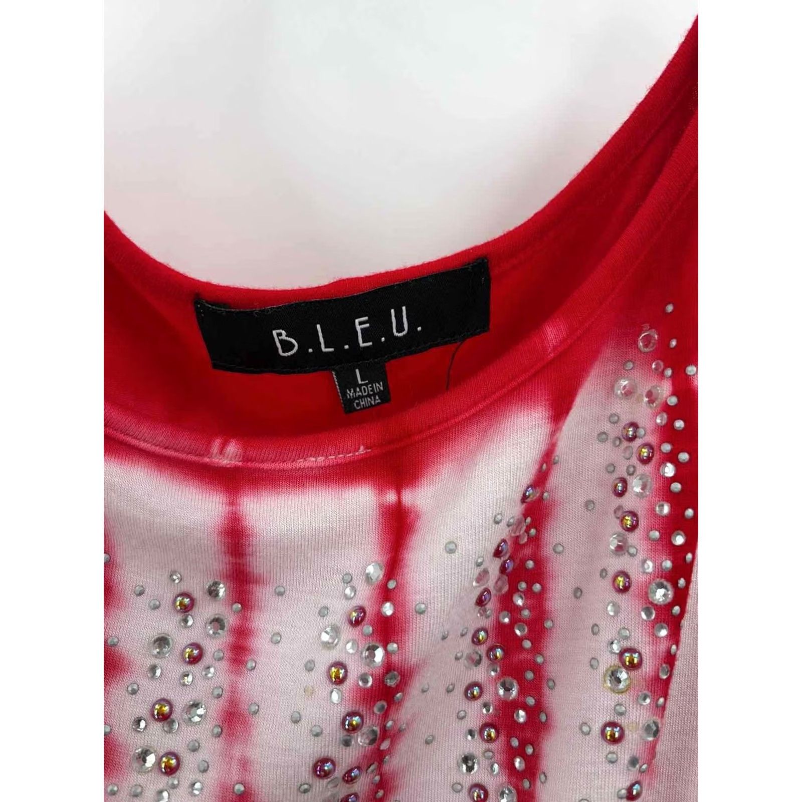Vintage Pre-Owned B.L.E.U. Red Large Blouse Size L / US 10 / IT 46 - 2 Thumbnail